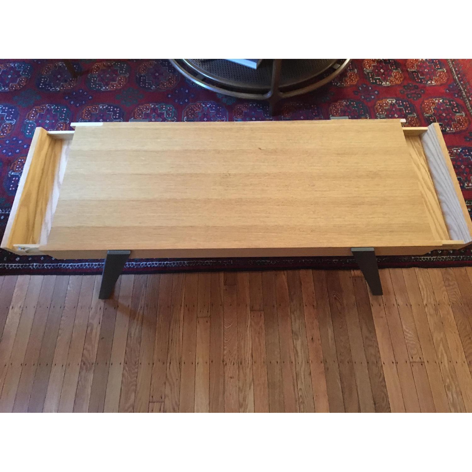 CB2 Wooden Coffee Table - image-1