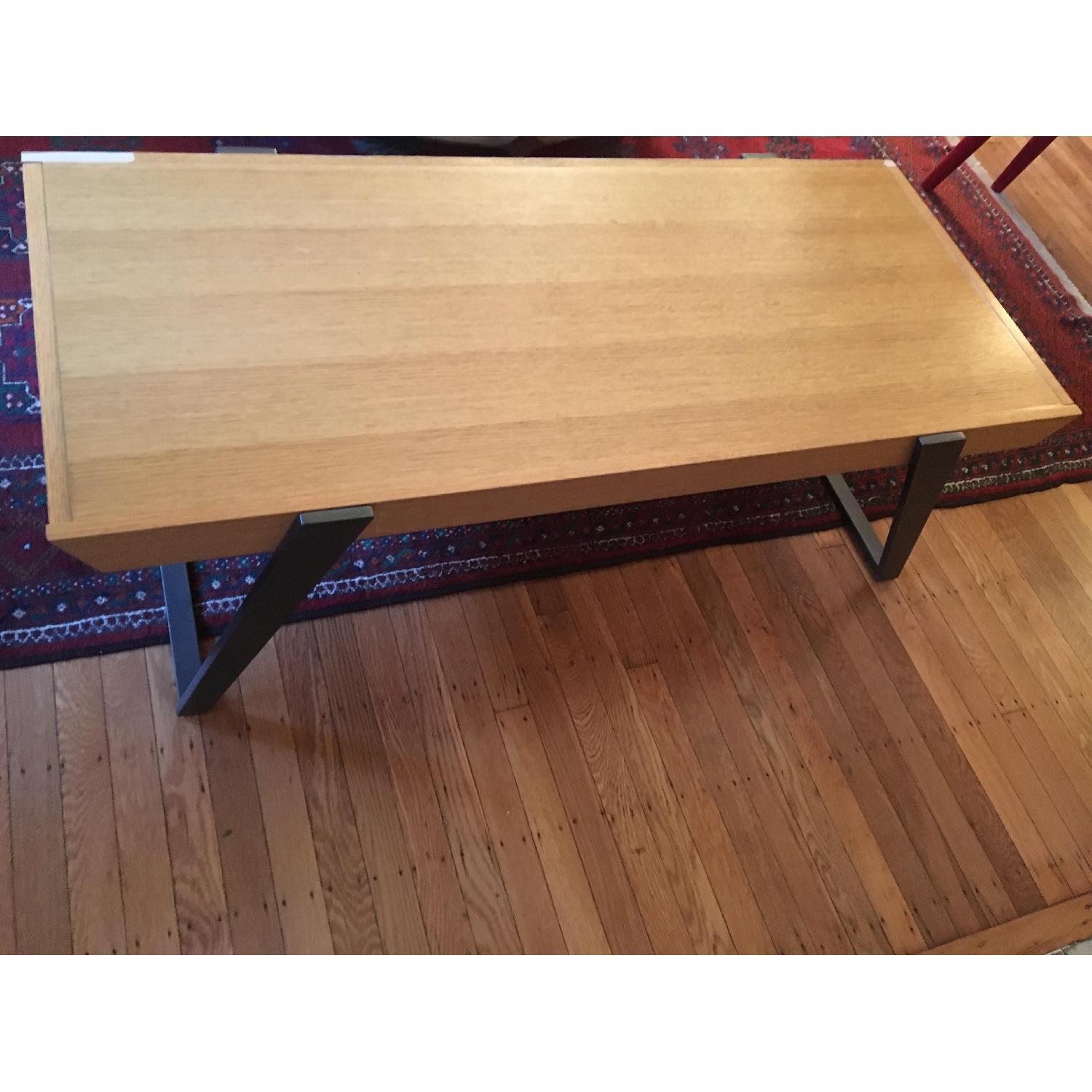 CB2 Wooden Coffee Table - image-2