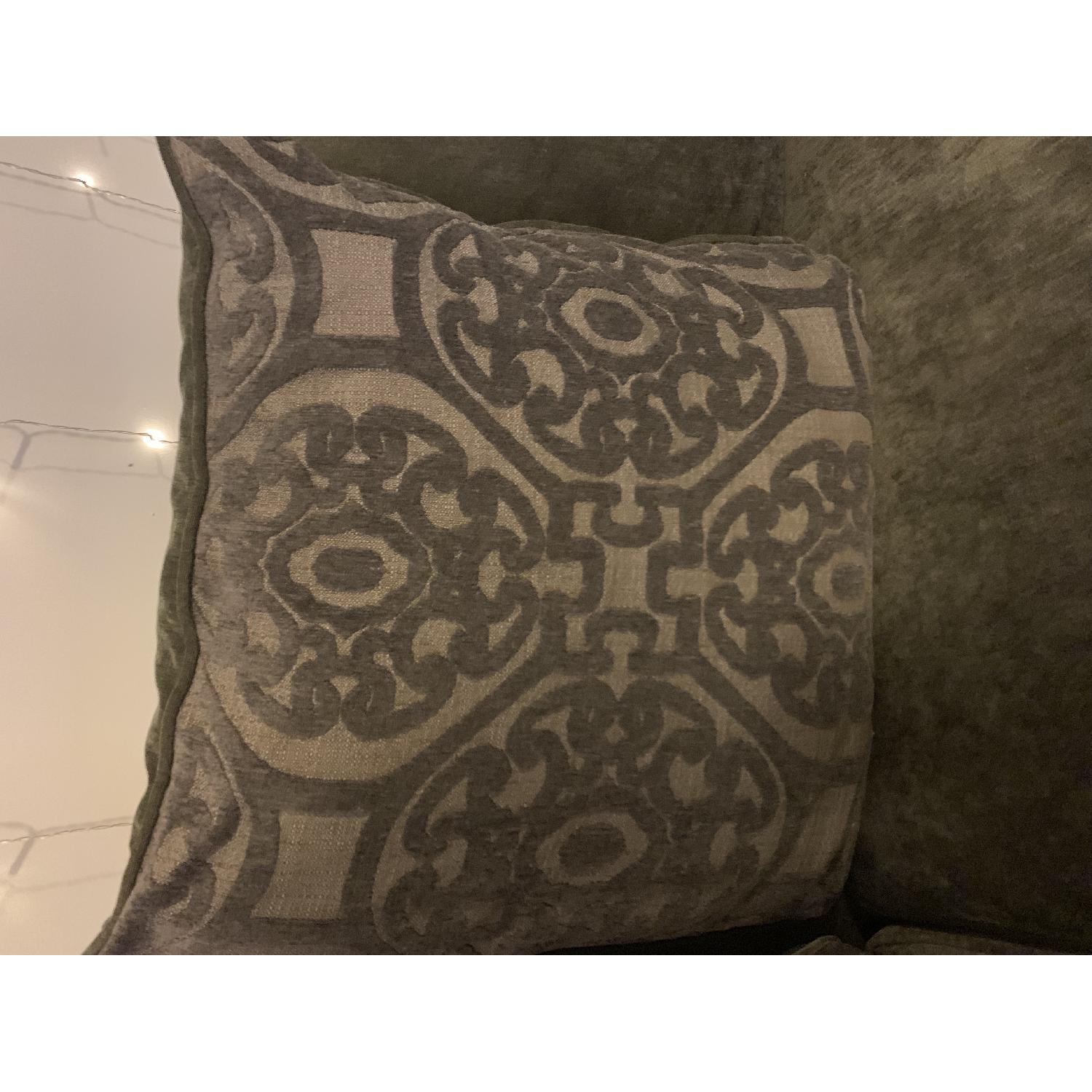 Raymour & Flanigan Cindy Crawford Calista Microfiber Sofa - image-3