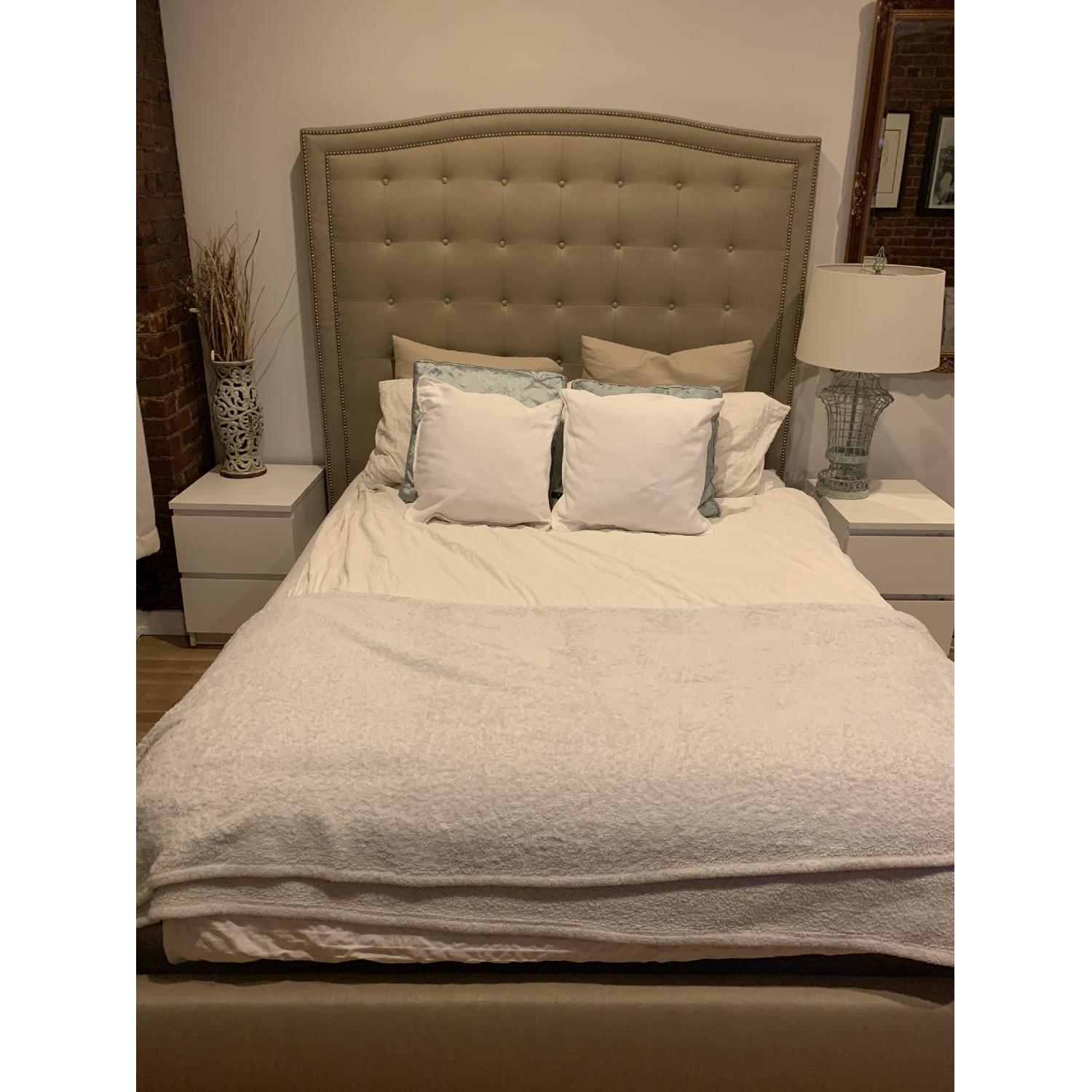 Ikea White 2-Drawer Nightstands - image-4