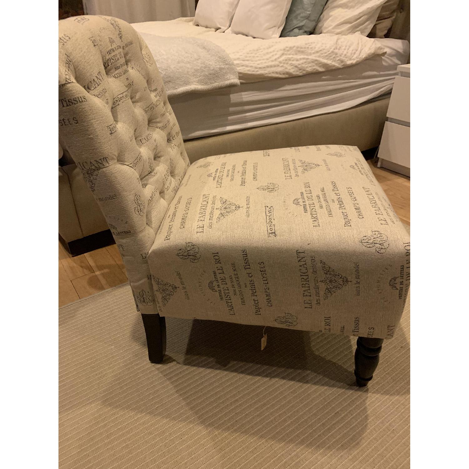 Pier 1 French Script Accent Chair - image-3