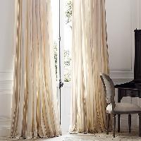Panneaux Draperie Velours Strié Naturel – Restoration Hardware – 50x96 Pouces (2 Panneaux)
