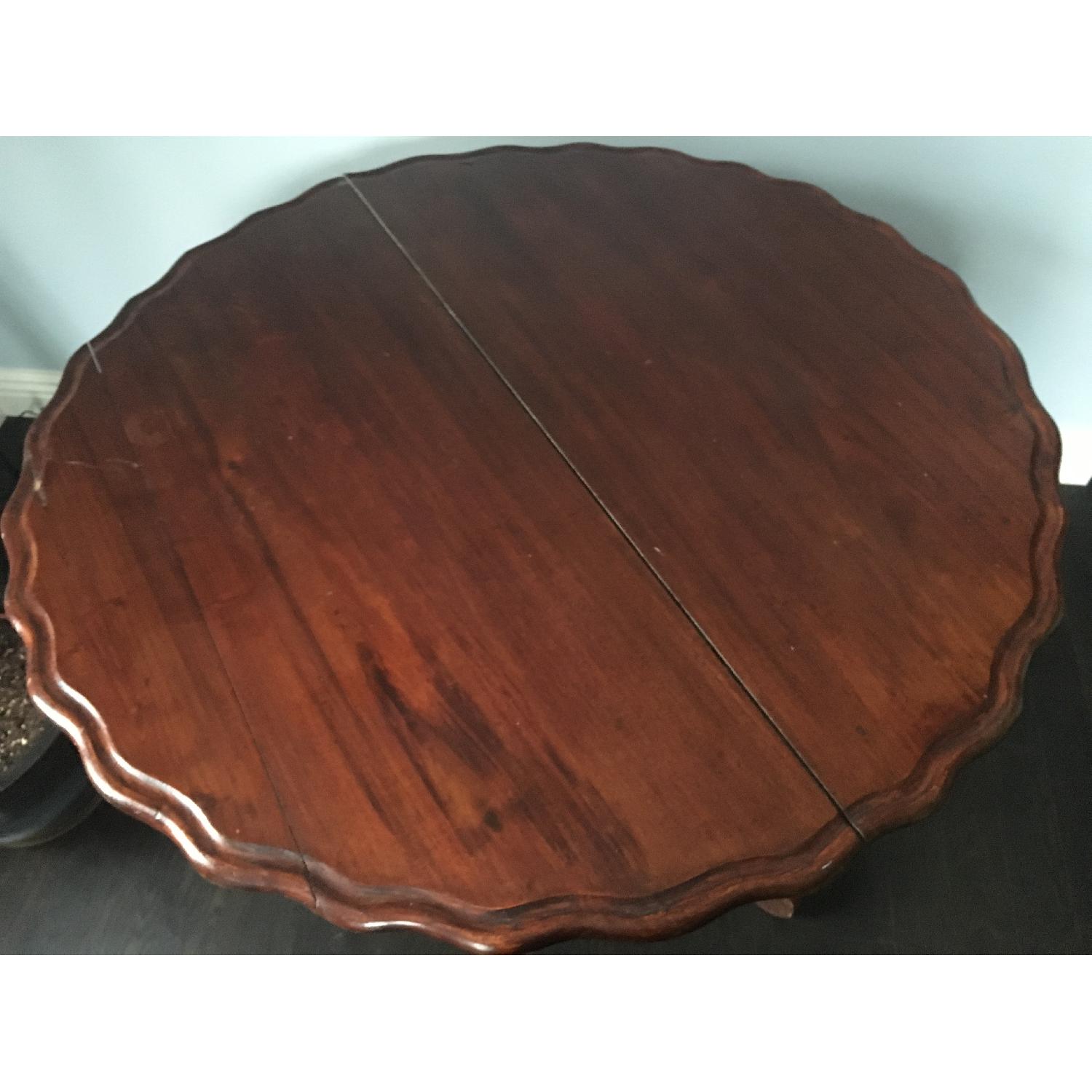 Antique Round Side Table - image-4