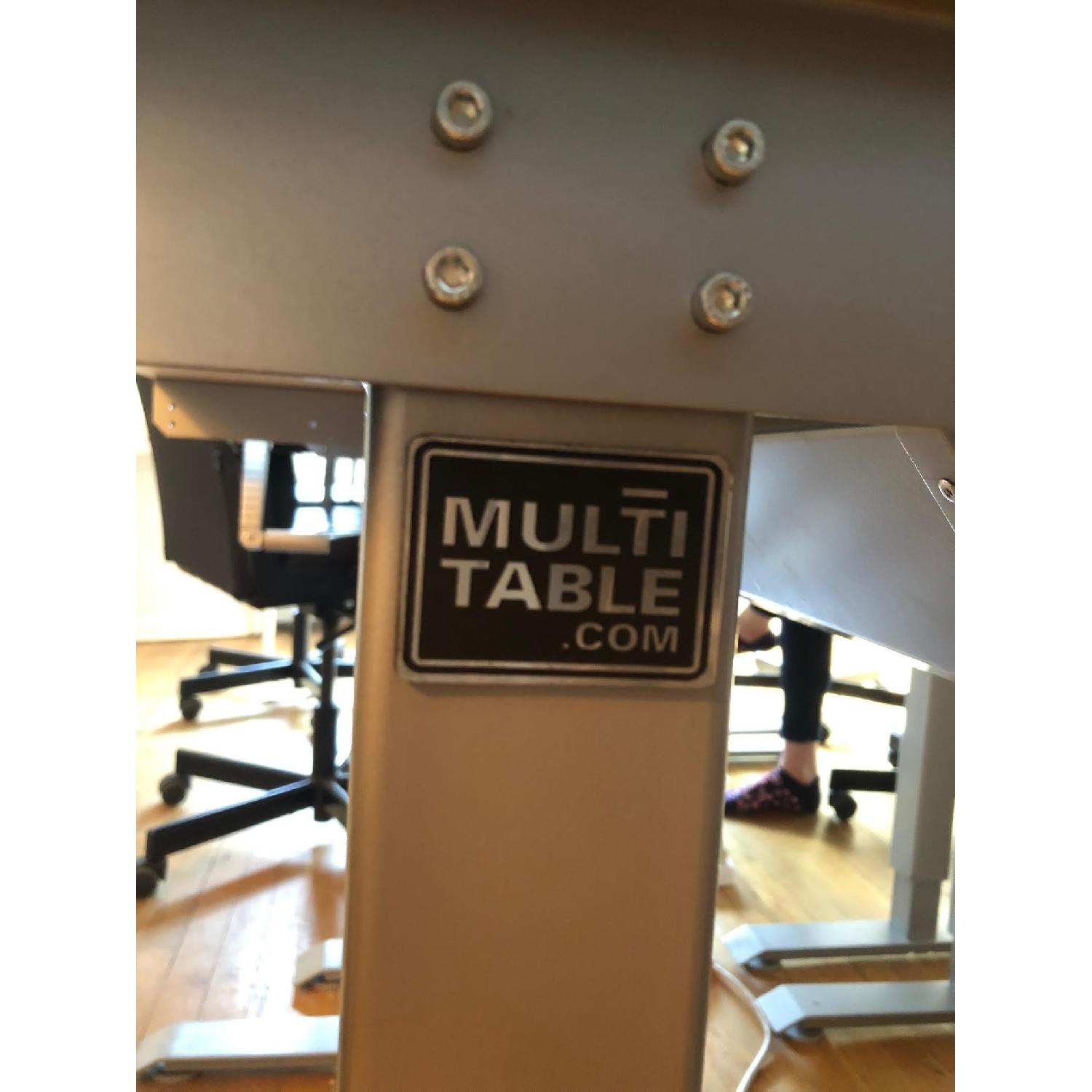 ModTable Hand Crank Standing Desk in White - image-7