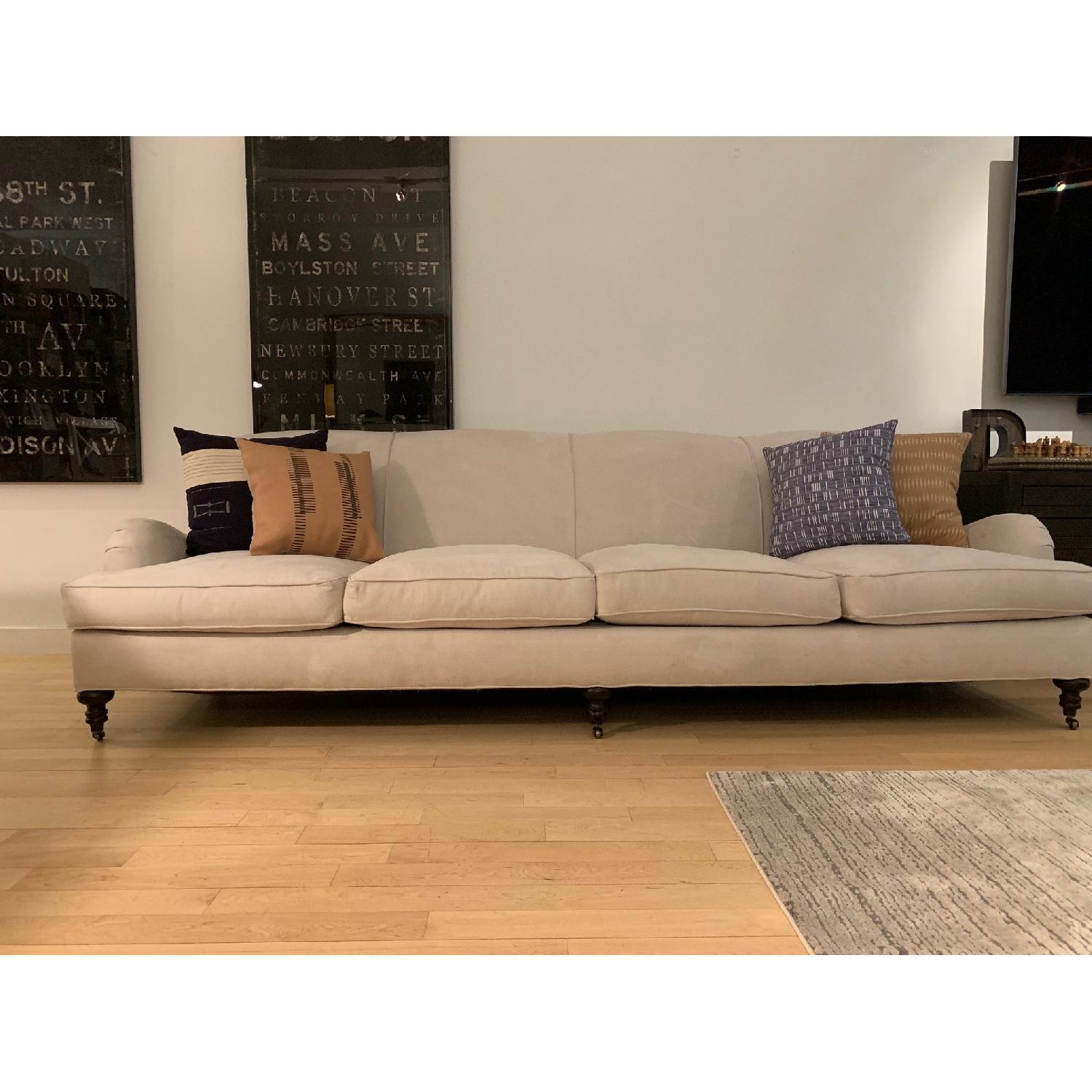 Williams Sonoma Bedford Ivory Sofa AptDeco