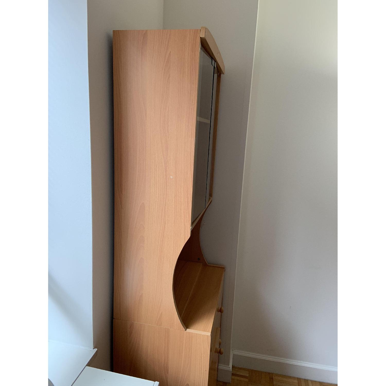 Wood & Glass Storage Unit - image-1