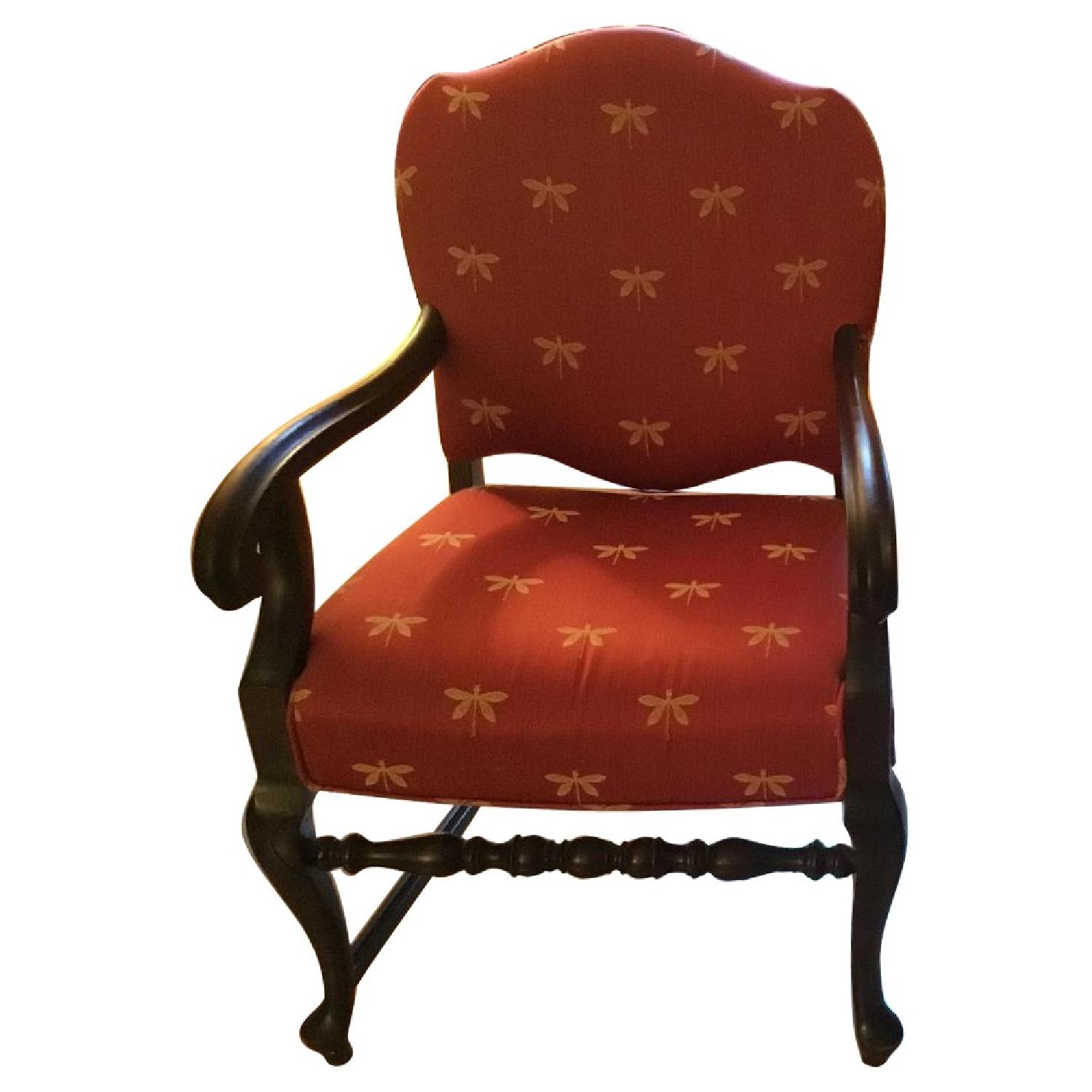 Antique Dragonfly Armchair & Companion Rocker - image-0