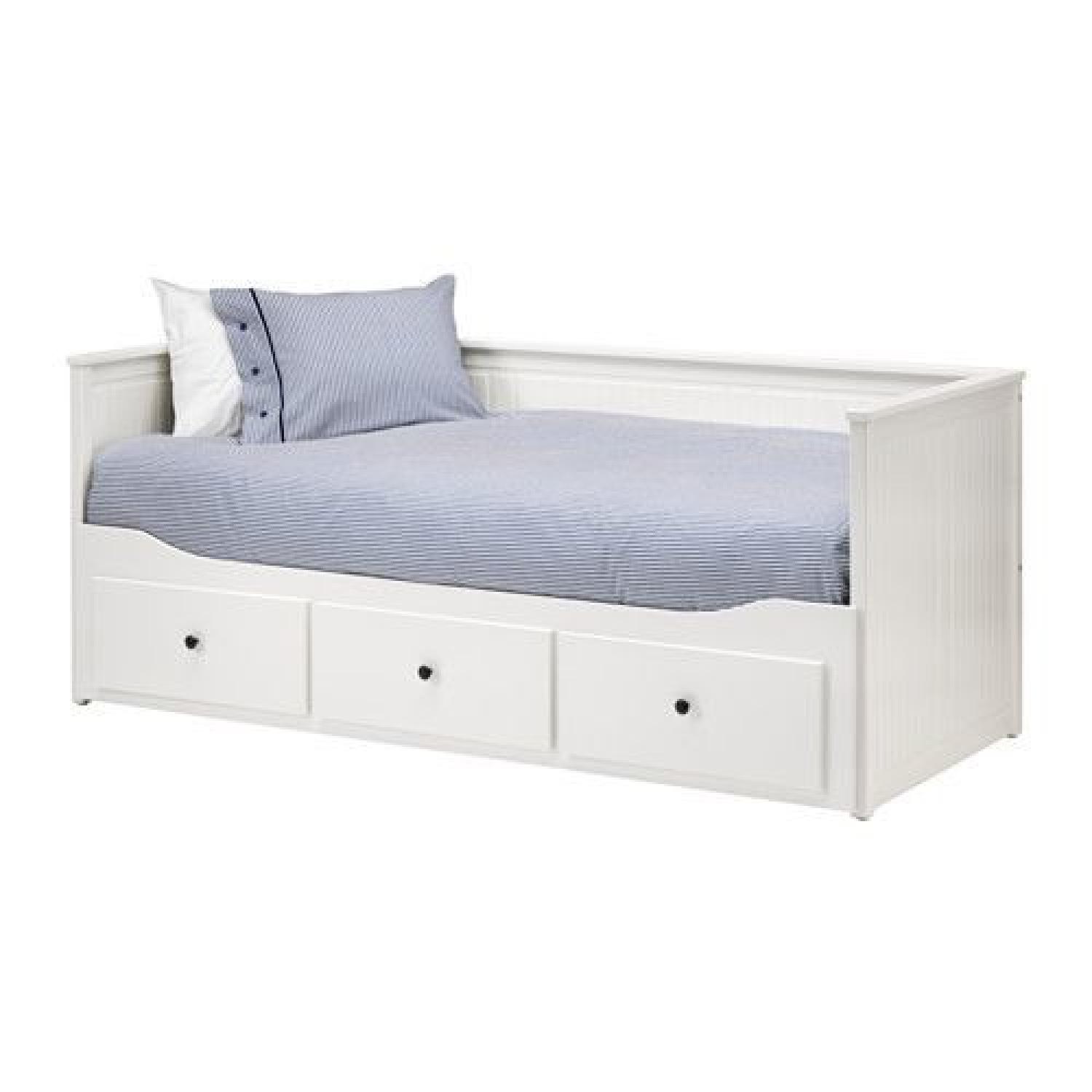 Ikea Hemnes Daybed w/ Three Drawers & Trundle - image-3