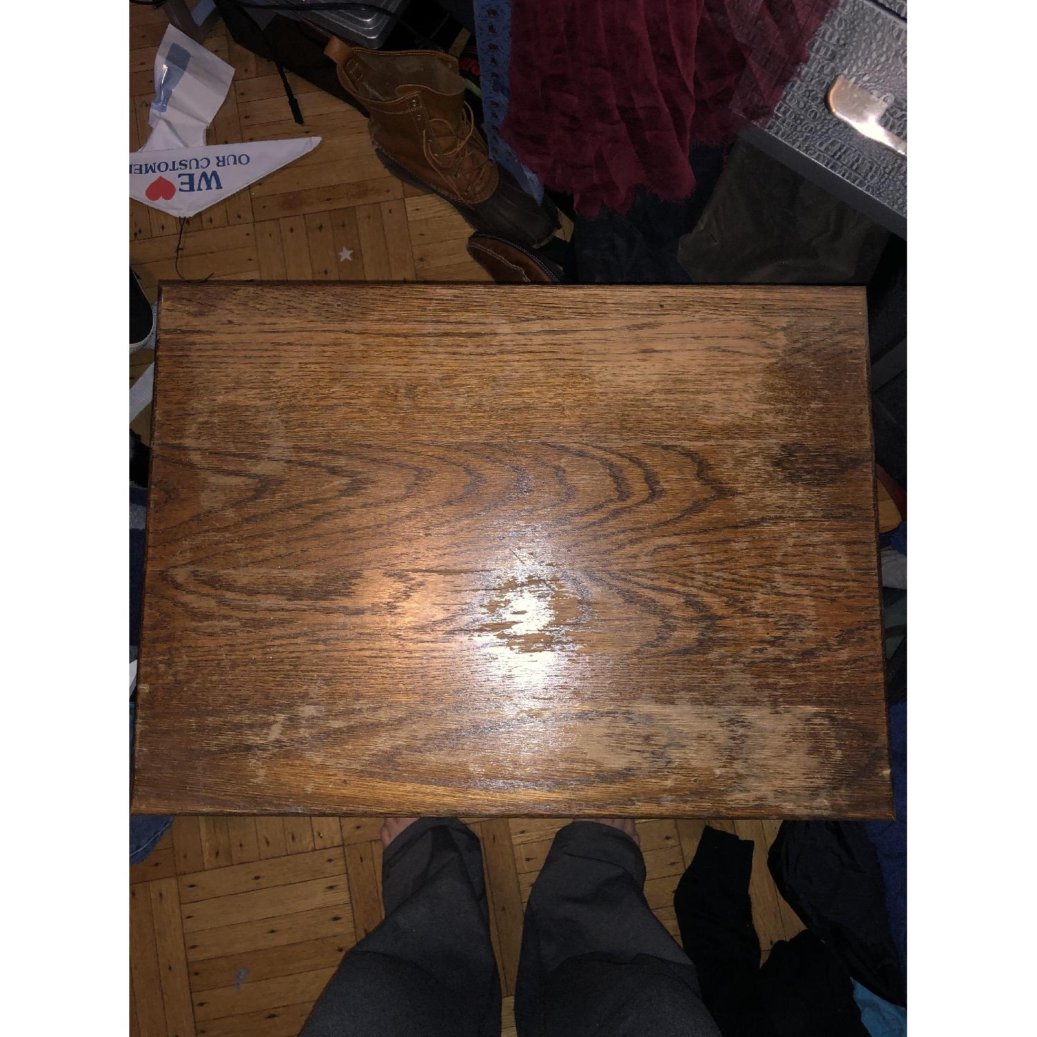 Vintage White Clad Icebox Chest - image-4