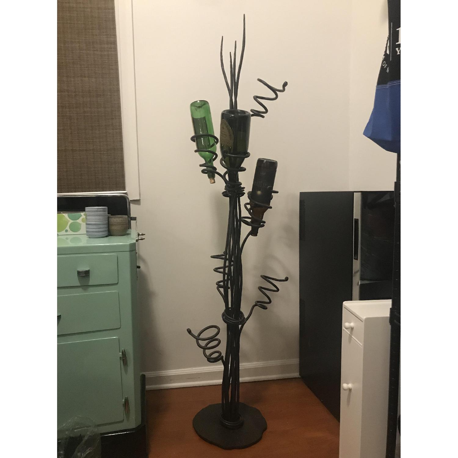 Wrought Iron Sculptural Wine Tree - image-2