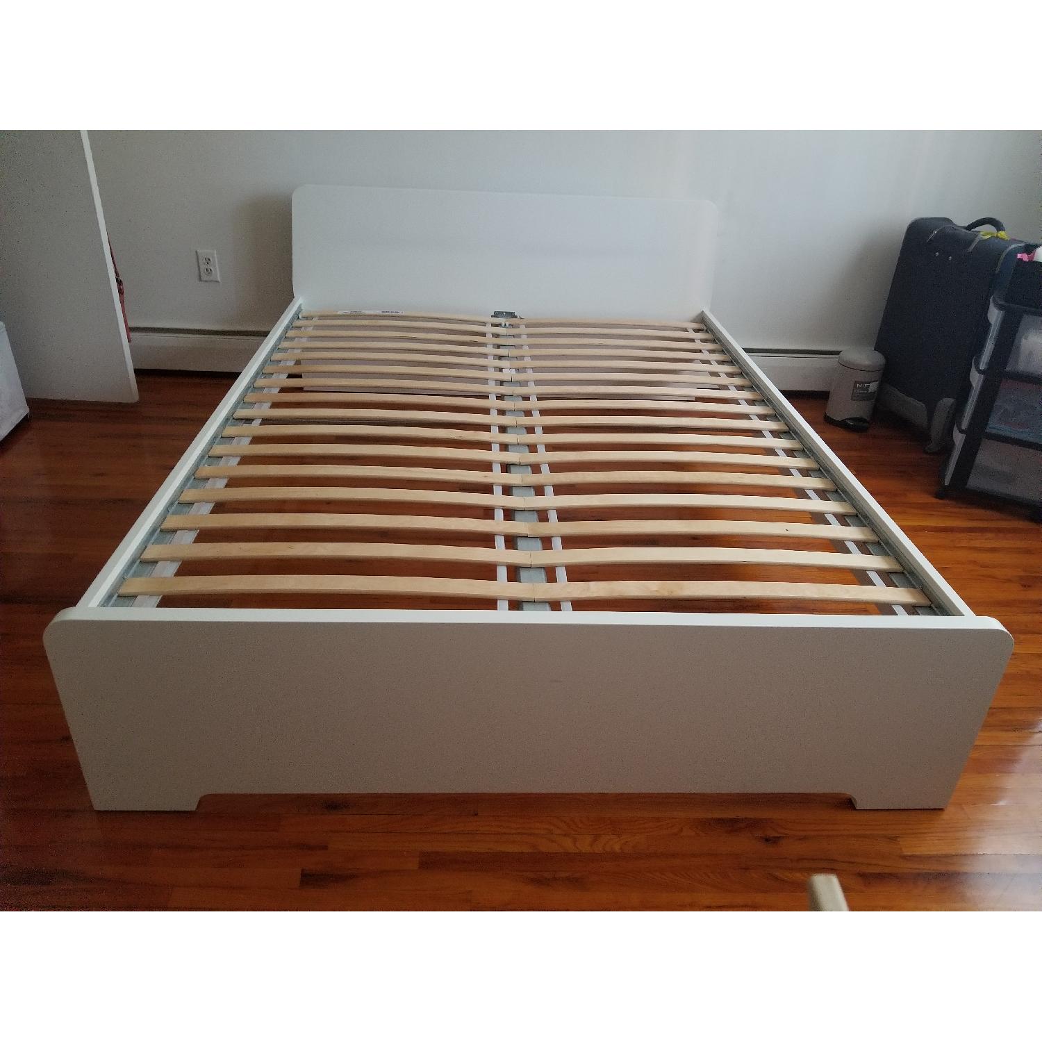 Ikea Askvoll Queen Size Bed Frame AptDeco