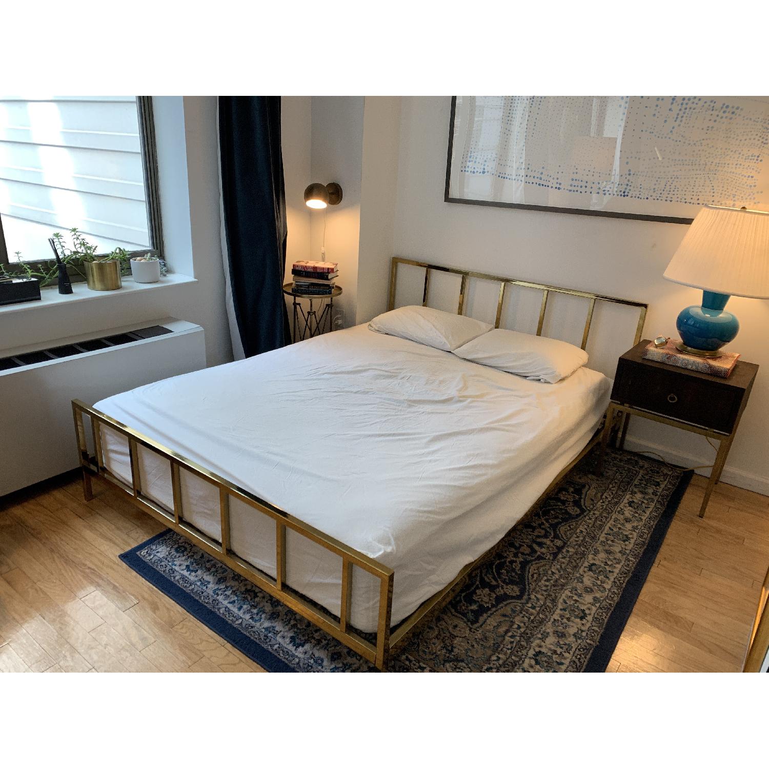 CB2 Alchemy Bronze Queen Bed - image-3