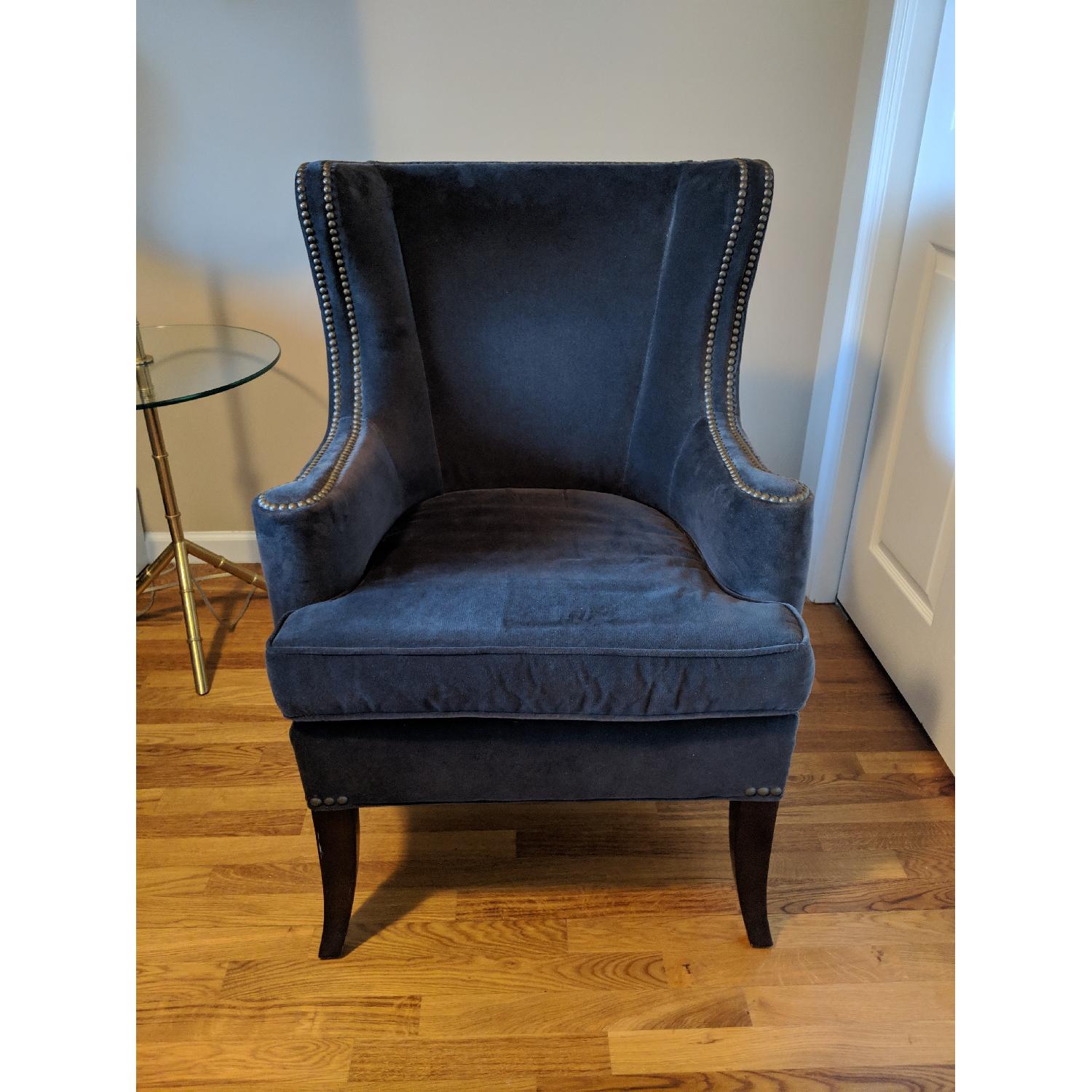 Vintage Mitchell Gold + Bob Williams Wing Back Arm Chair - image-4