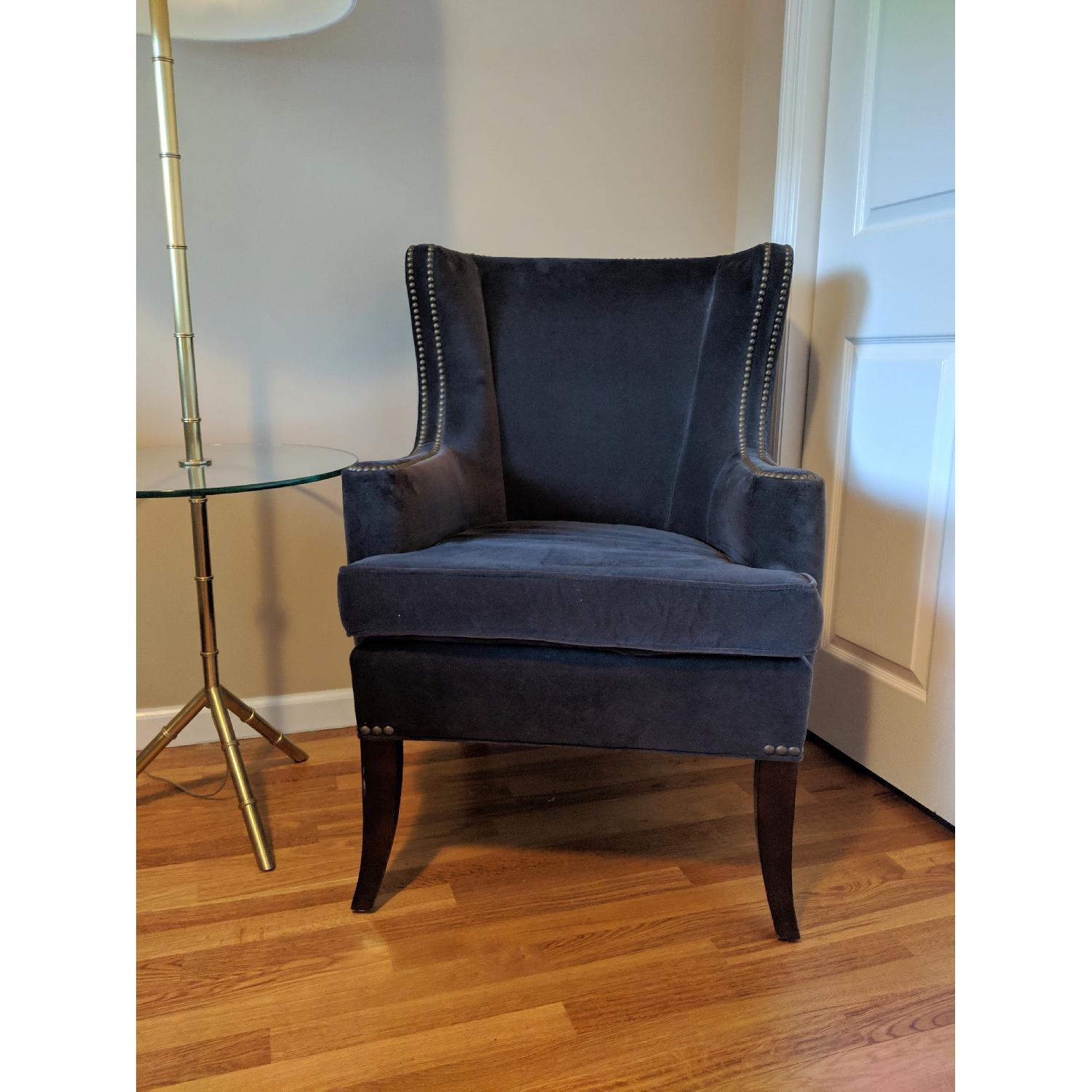 Vintage Mitchell Gold + Bob Williams Wing Back Arm Chair - image-6