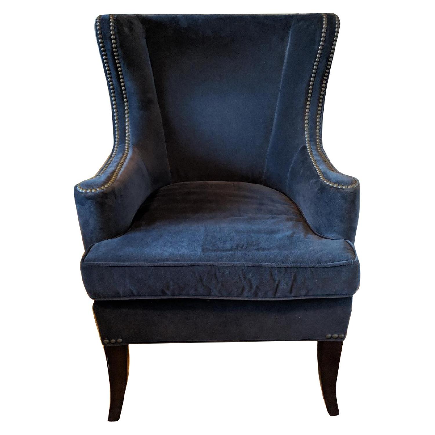 Vintage Mitchell Gold + Bob Williams Wing Back Arm Chair - image-0