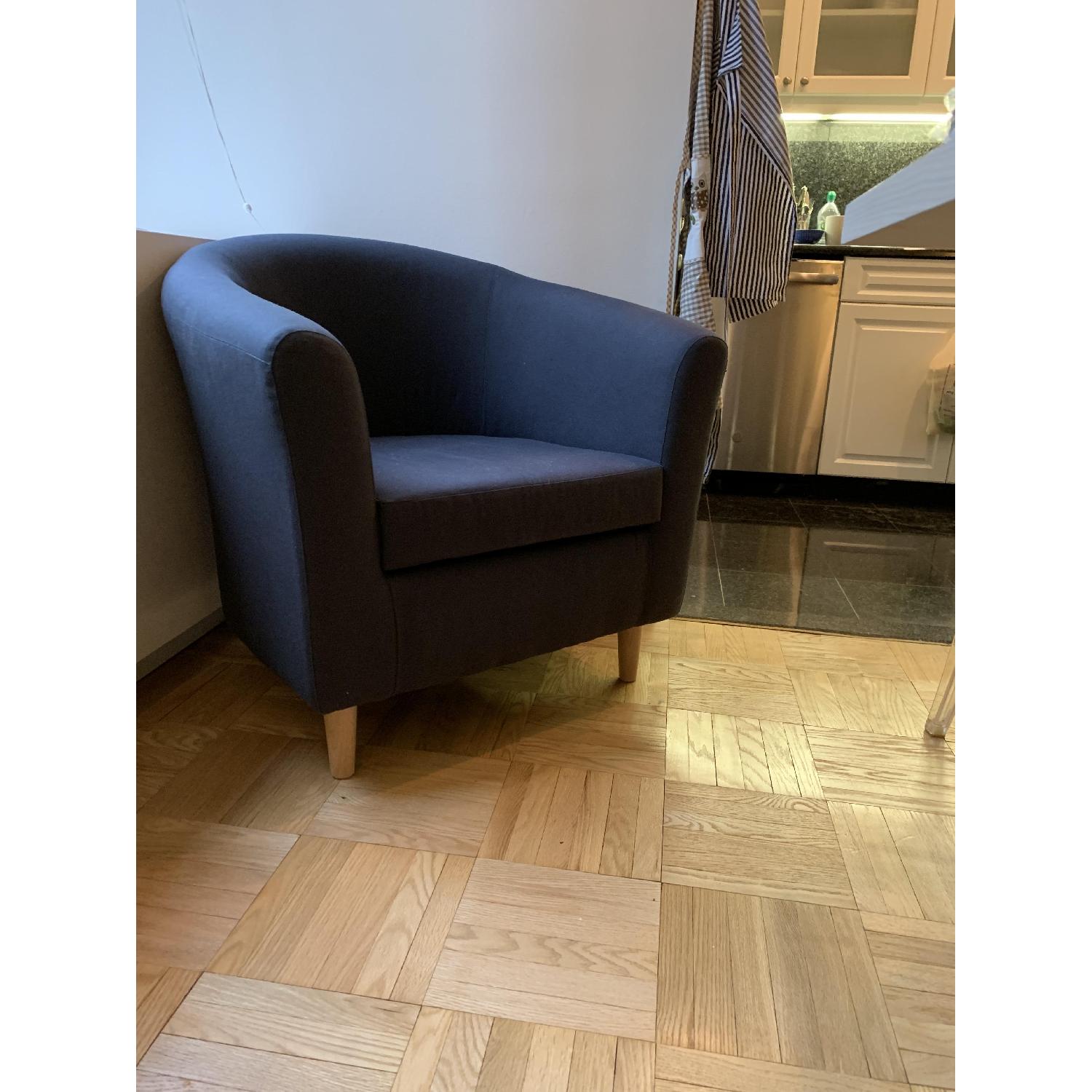 Ikea Tullsta Dark Grey Armchair - image-1