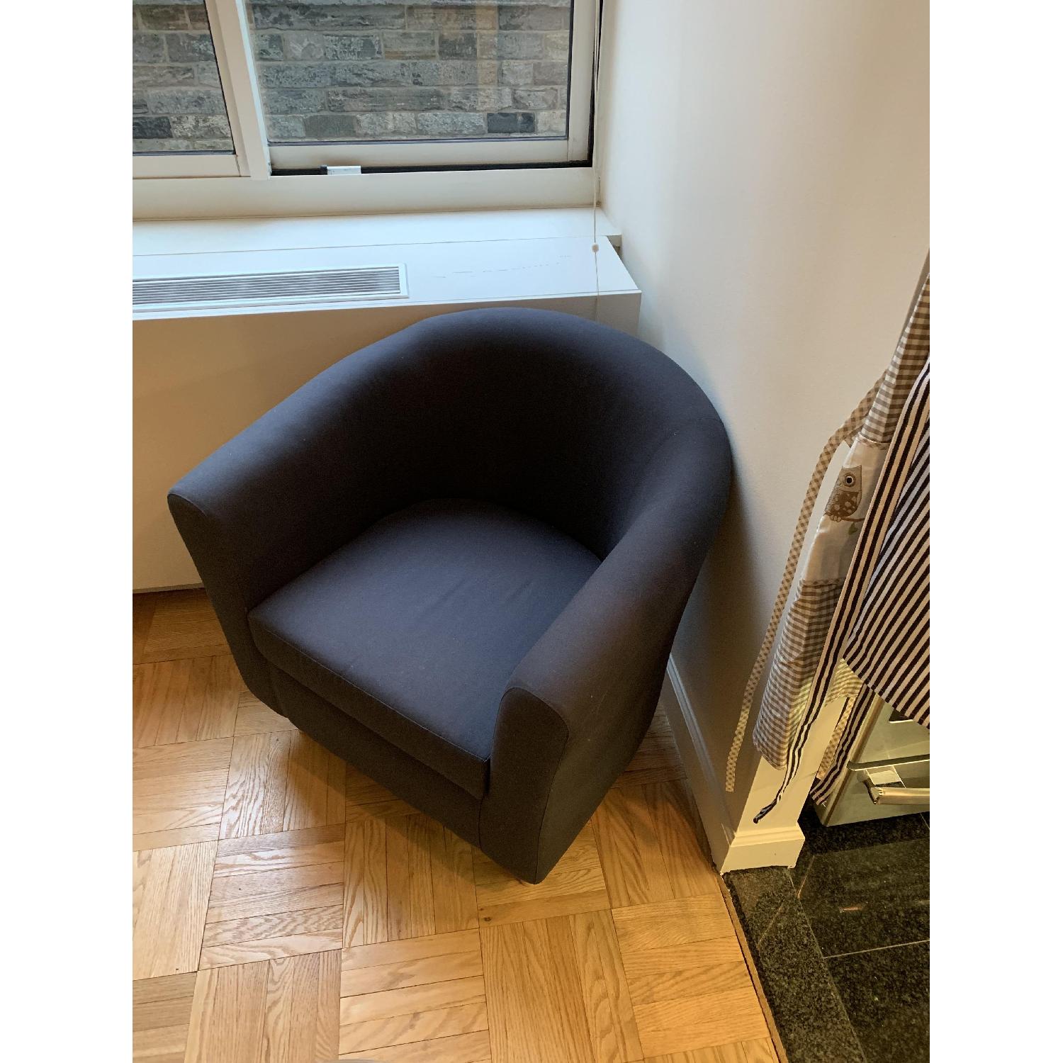 Ikea Tullsta Dark Grey Armchair - AptDeco