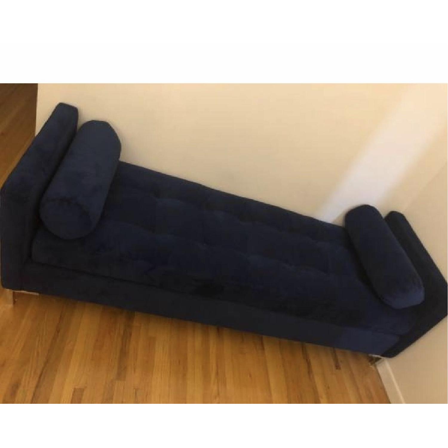 Rivet Uptown Mid-Century Velvet Tufted Daybed Sofa - image-1