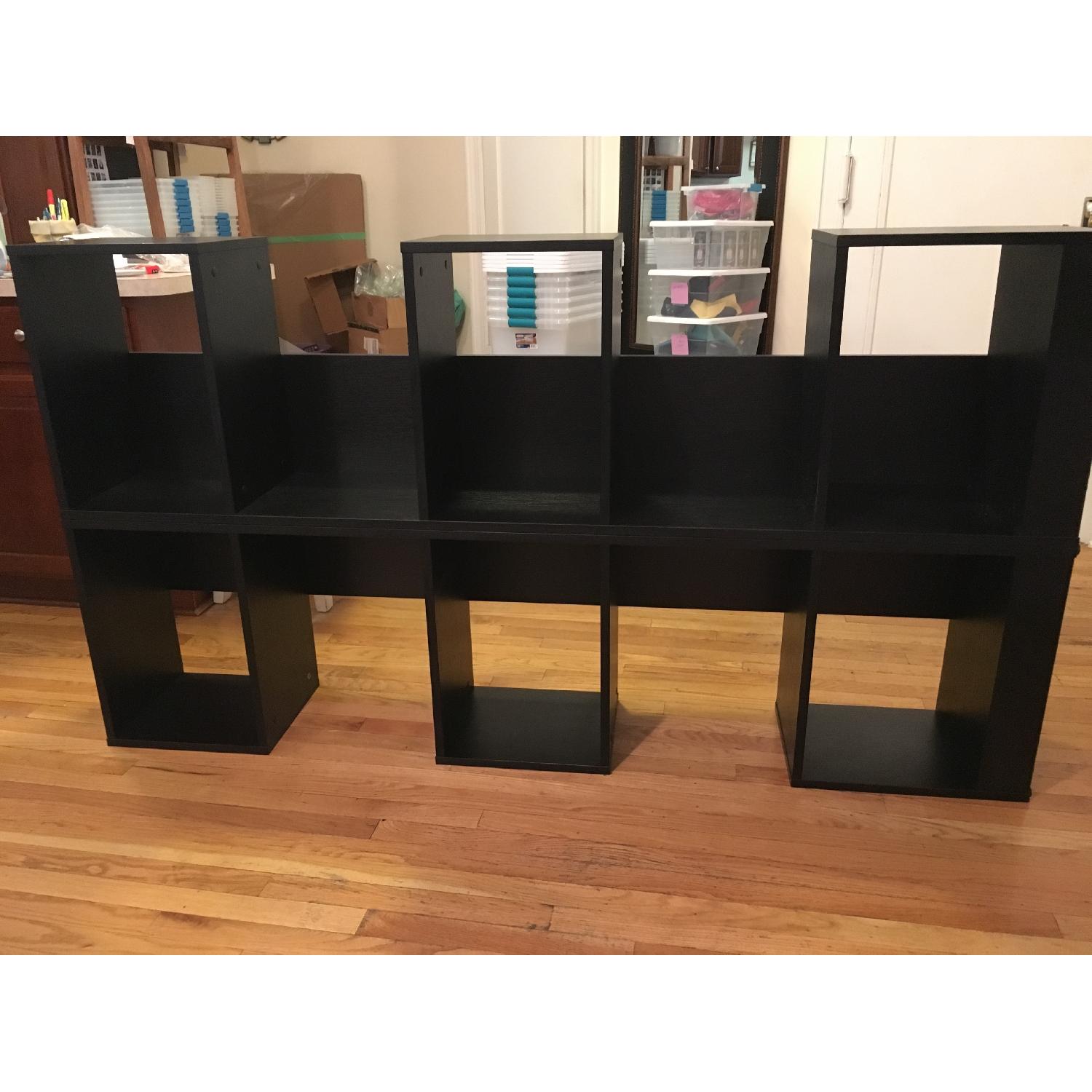 Black Wood Bookcases - image-3