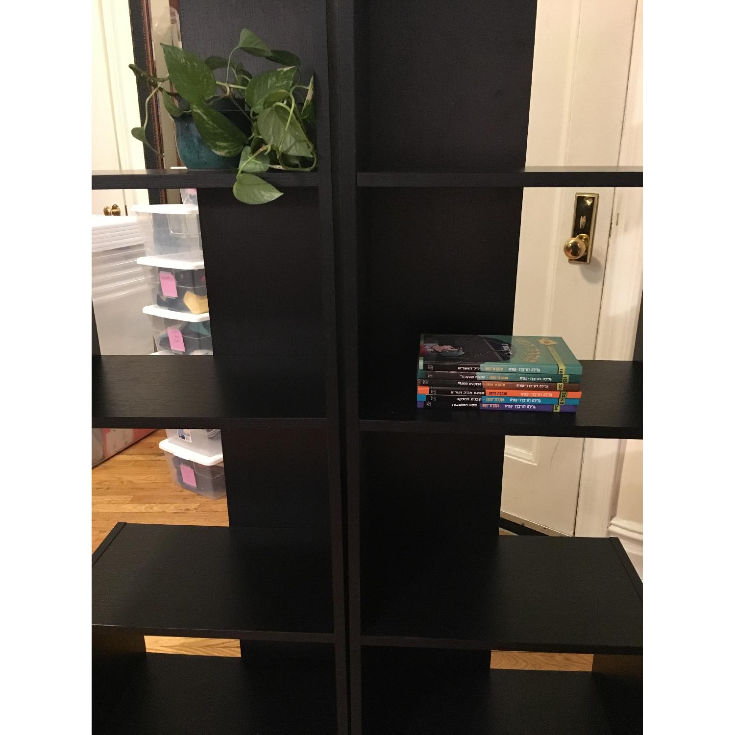 Black Wood Bookcases - image-9