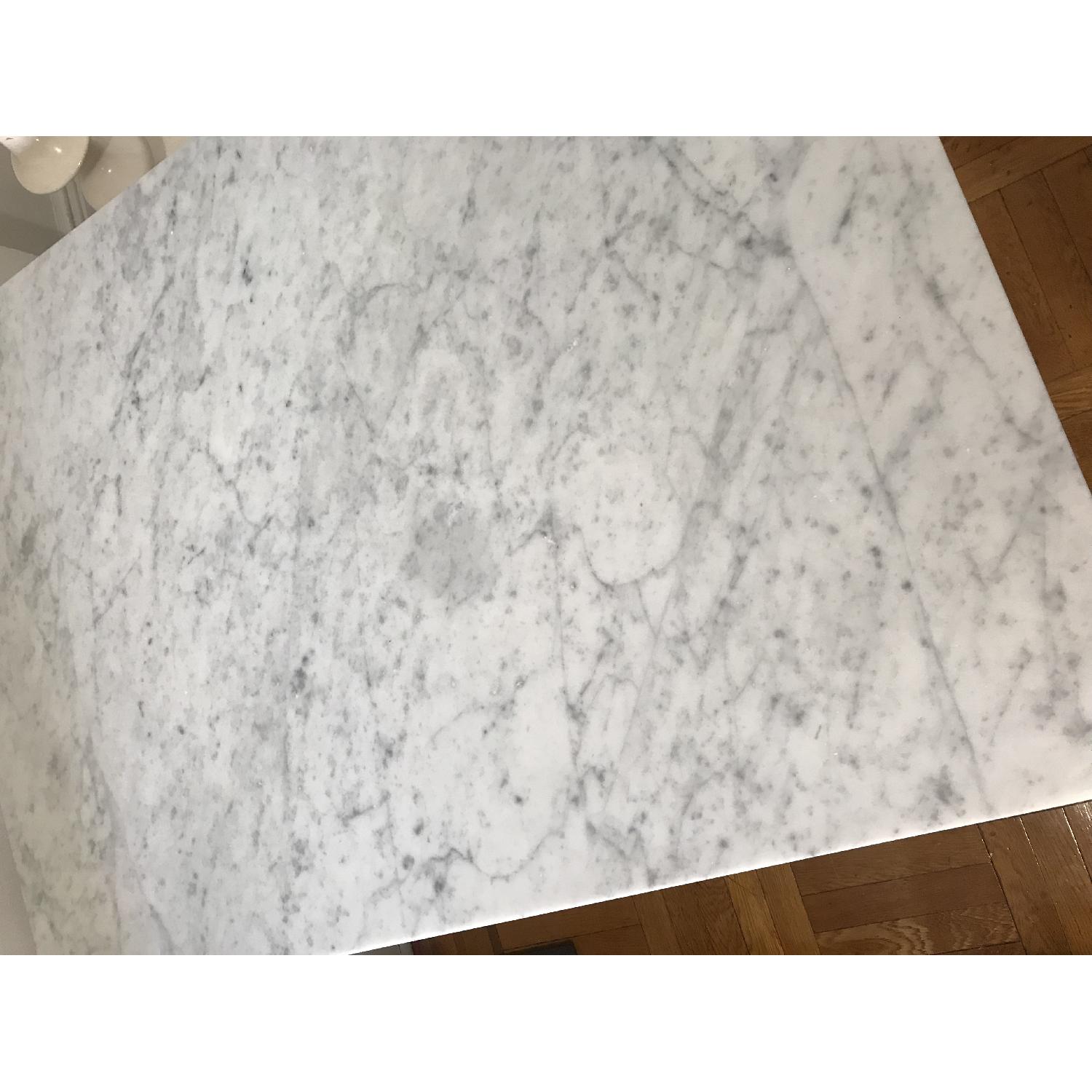 Custom Carrara Marble Dining Table - image-1