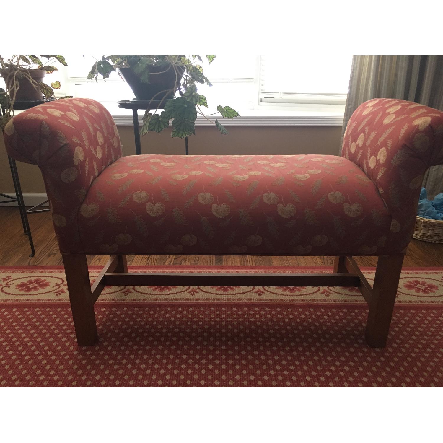 Ethan Allen Loren Upholstered Bench - image-1
