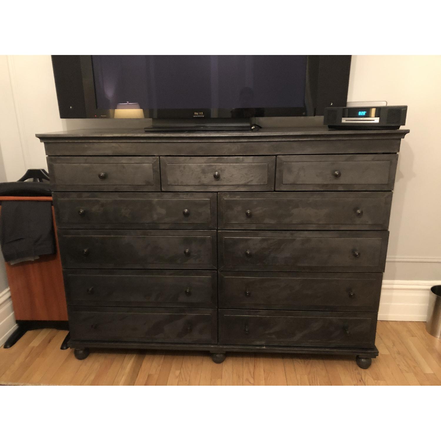 Restoration Hardware Annecy Metal-Wrapped 11-Drawer Dresser - image-1