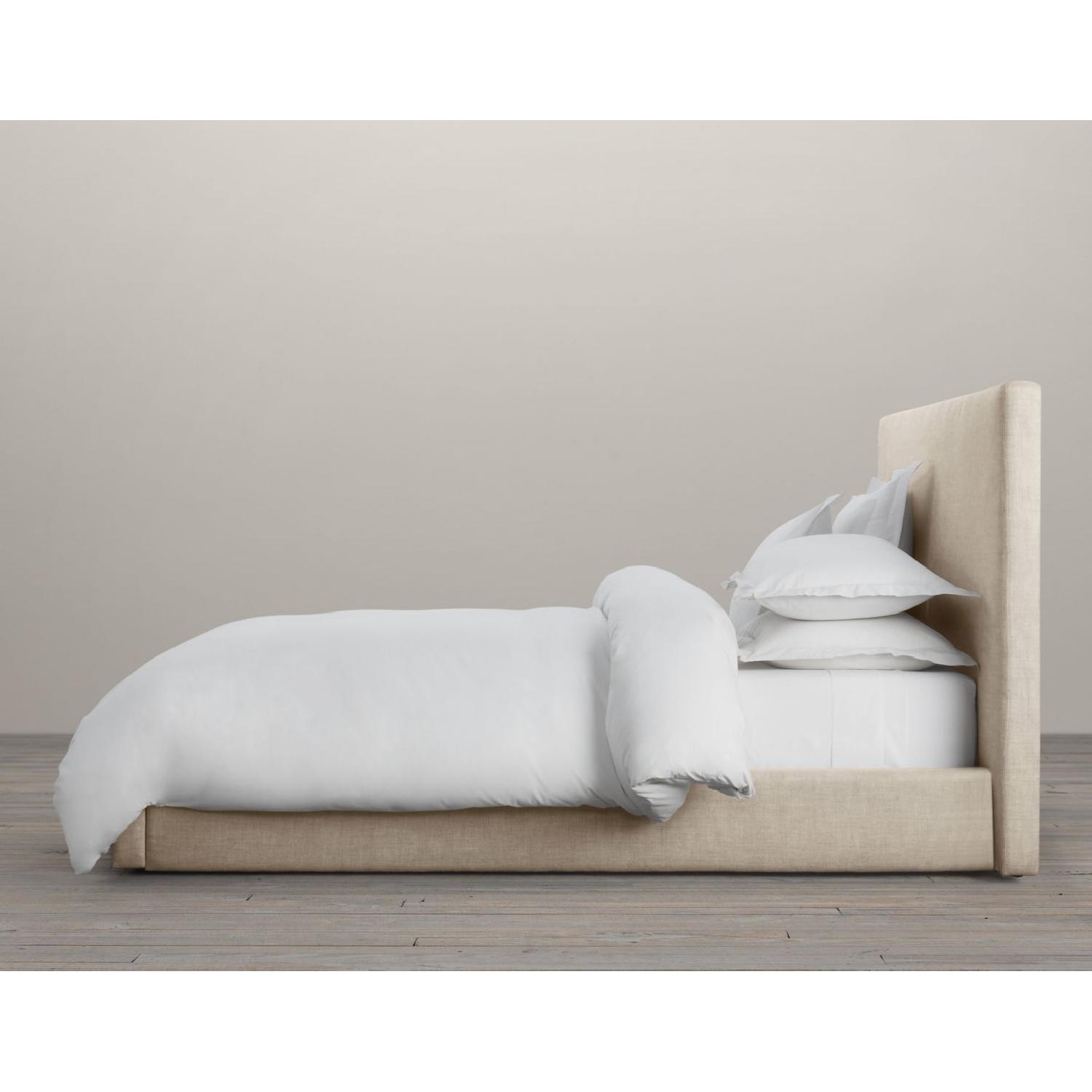 Restoration Hardware Sullivan Upholstered King Bed - image-2