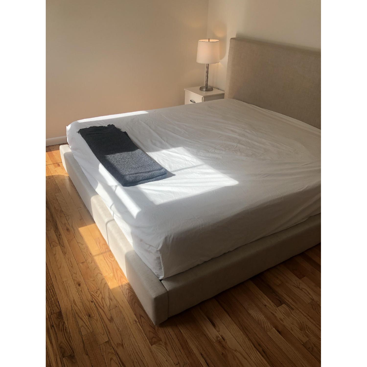 Restoration Hardware Sullivan Upholstered King Bed AptDeco