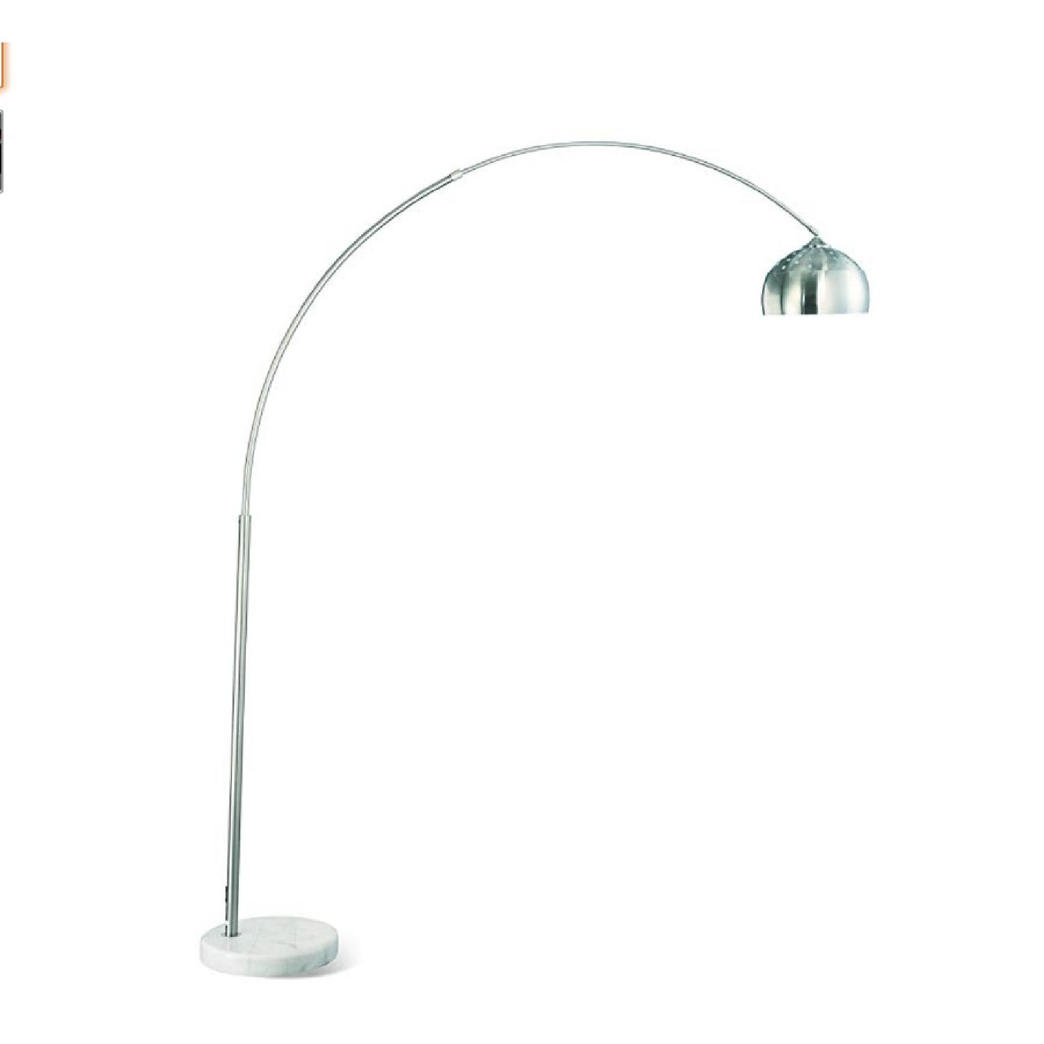 Coaster Fine Furniture Modern Chrome Arched Floor Lamp Aptdeco