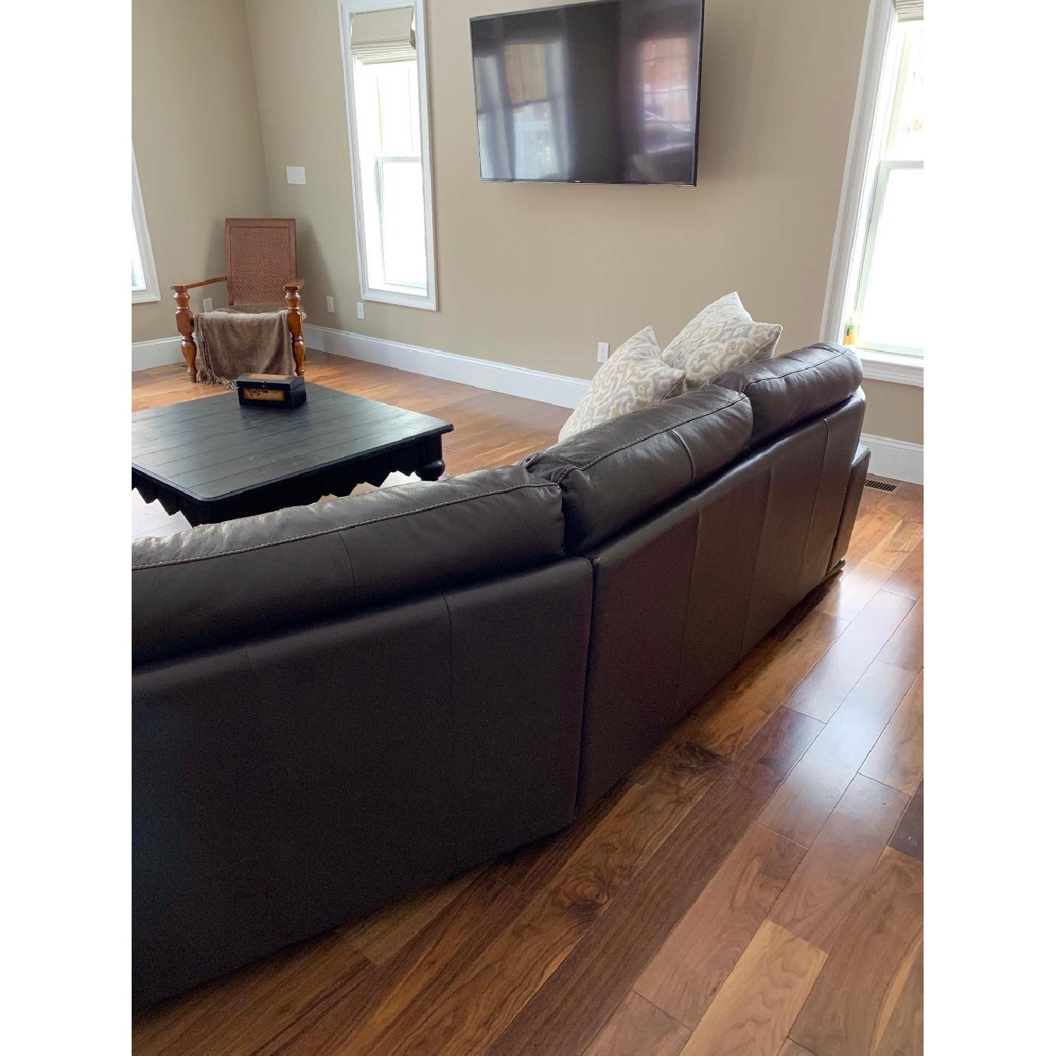 Natuzzi 5-Piece Leather Sectional Sofa - image-11