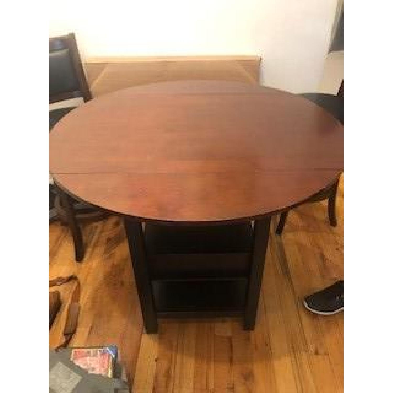 Bernard Ridgewood Drop Leaf Pub Table w/ 2 Stools - image-3