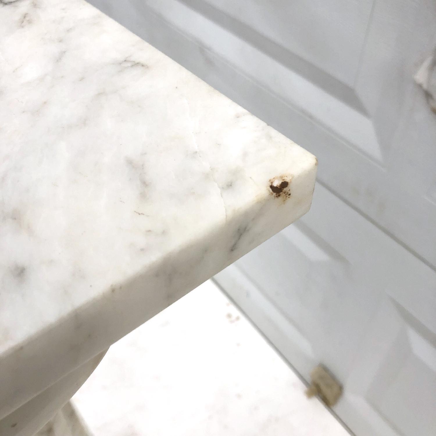 Vintage Modern Italian Marble Pedestal - image-5