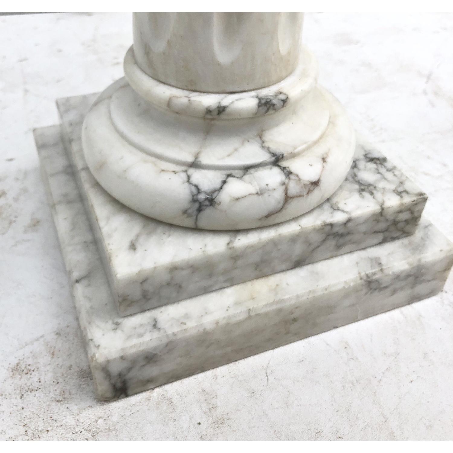 Vintage Modern Italian Marble Pedestal - image-6