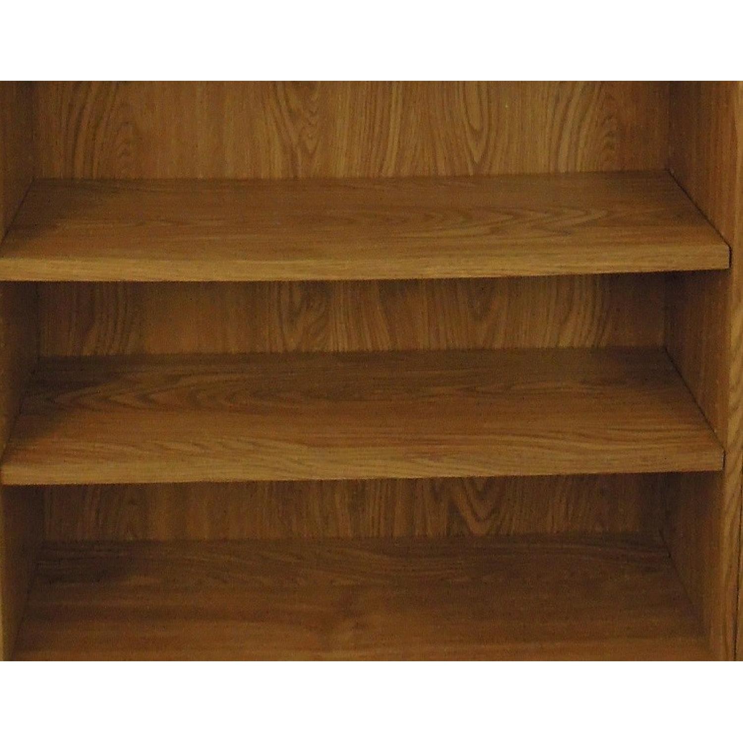Wide Wood Bookcase - image-2