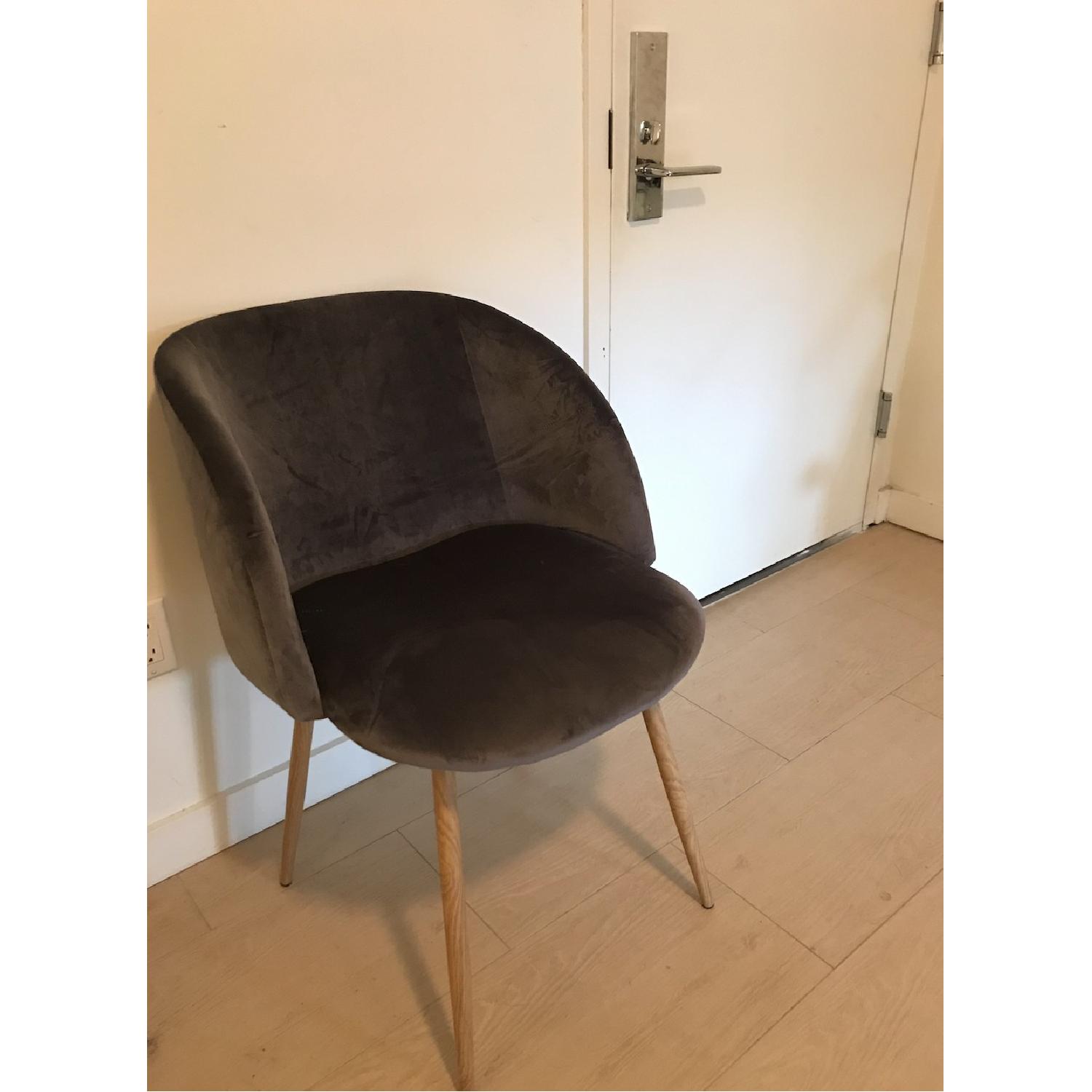 Mid Century Modern Velvet Chair - image-2