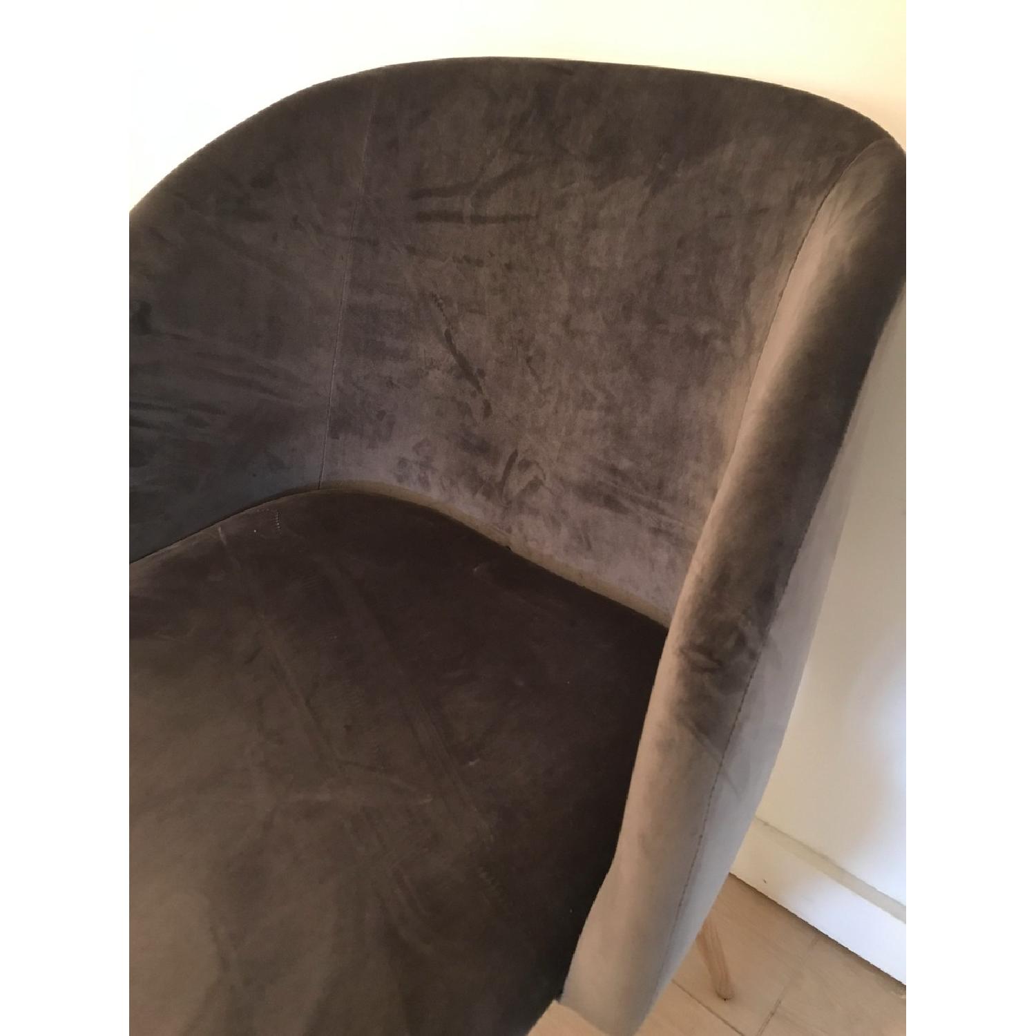 Mid Century Modern Velvet Chair - image-3