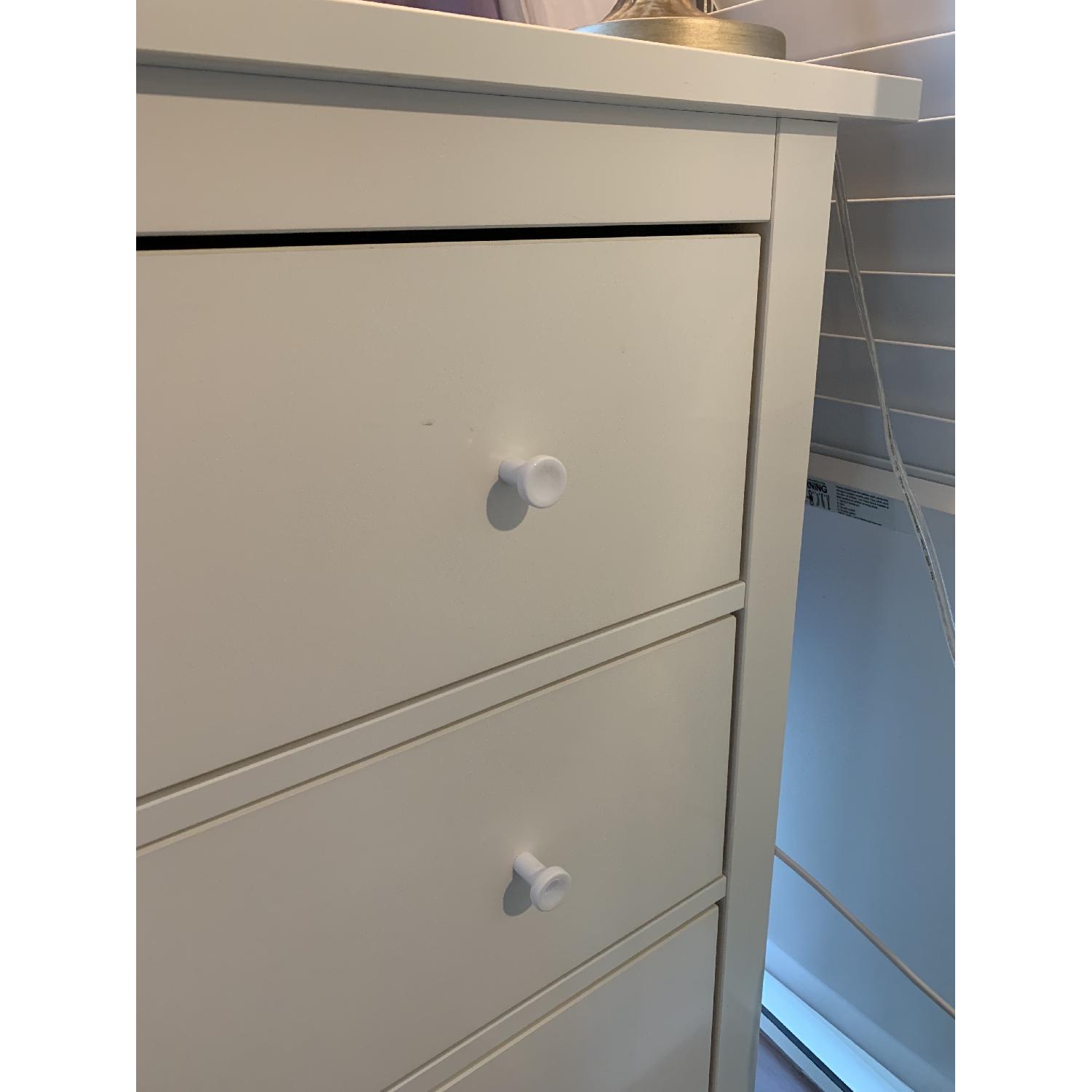 White 3-Drawer Wood Dresser - image-2