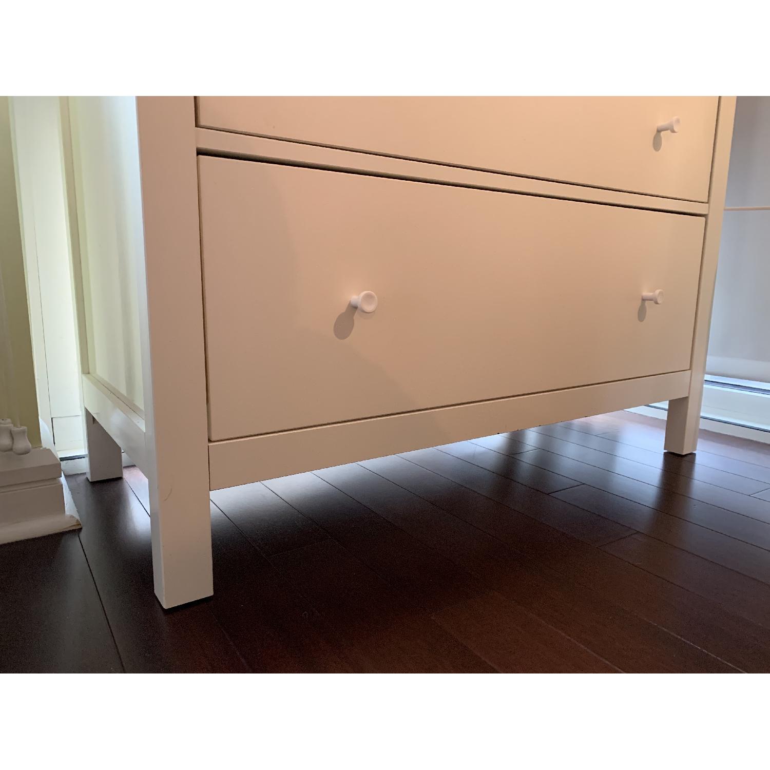 White 3-Drawer Wood Dresser - image-3