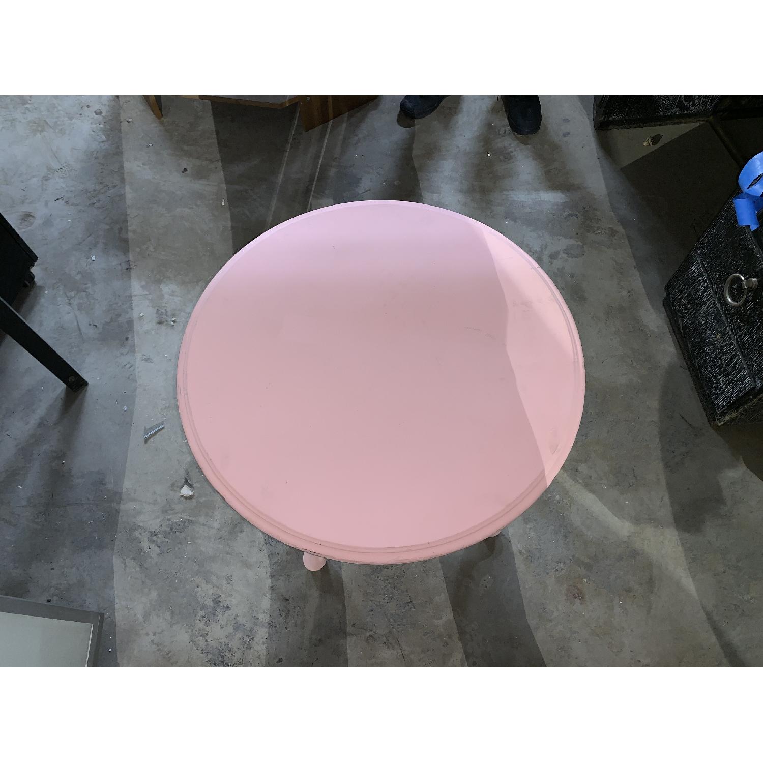 Antique Solid Wood Side Table - image-4