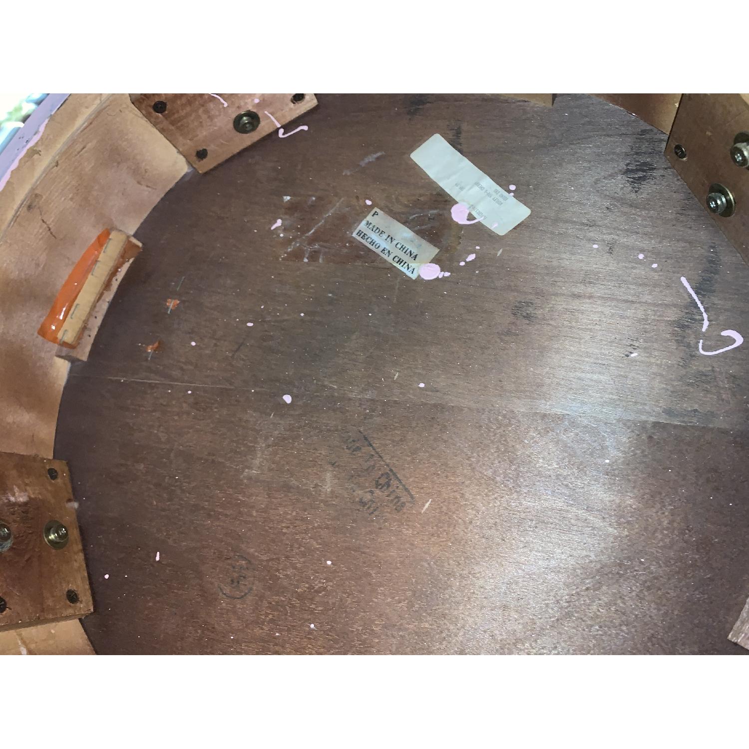 Antique Solid Wood Side Table - image-5