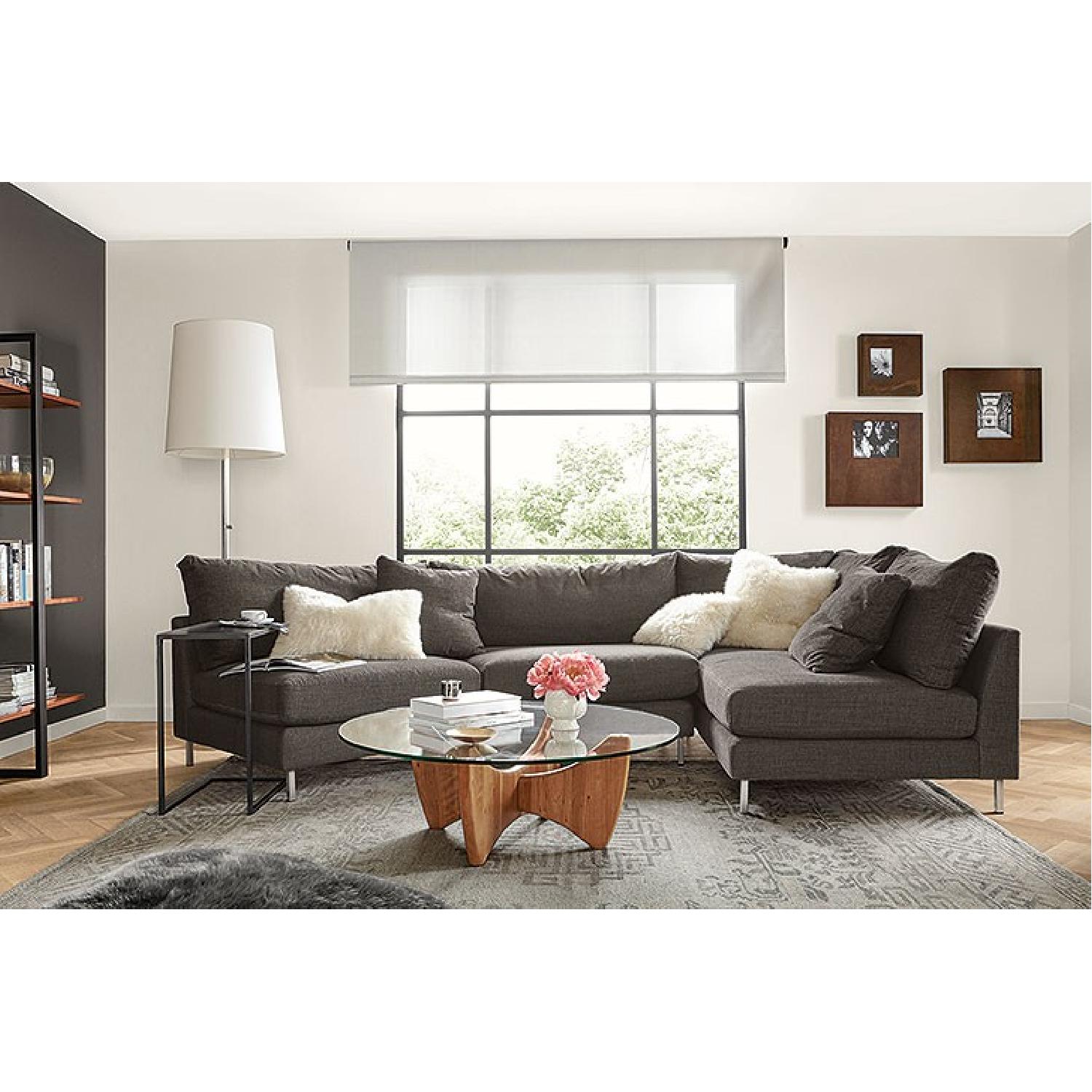 Room & Board Bryce Angled Chaise Sectional Sofa - image-3
