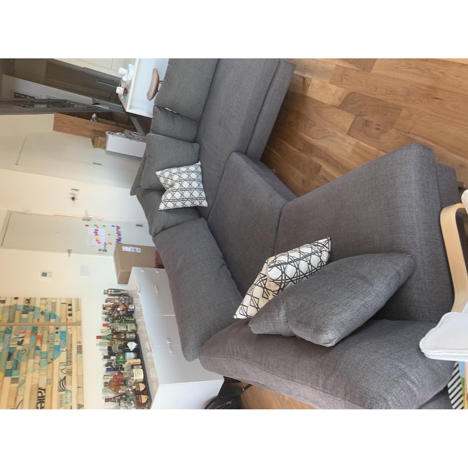 Room & Board Bryce Angled Chaise Sectional Sofa - image-6