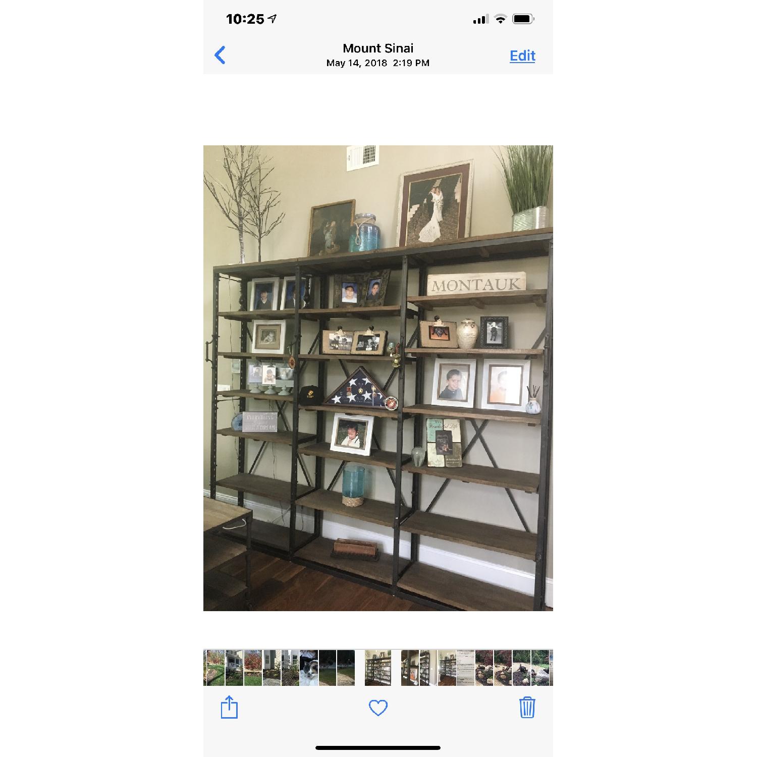 Restoration Hardware French Library Triple Shelving Unit - image-5