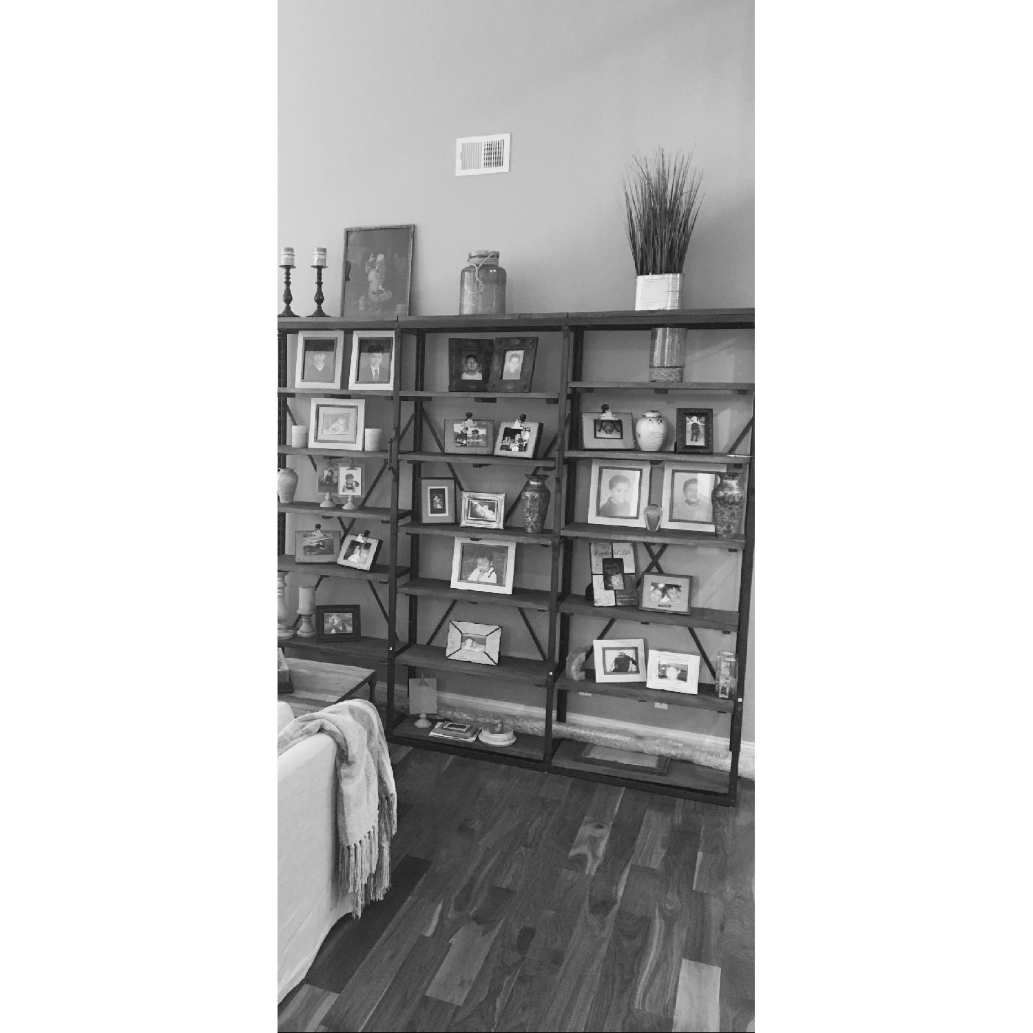 Restoration Hardware French Library Triple Shelving Unit - image-8