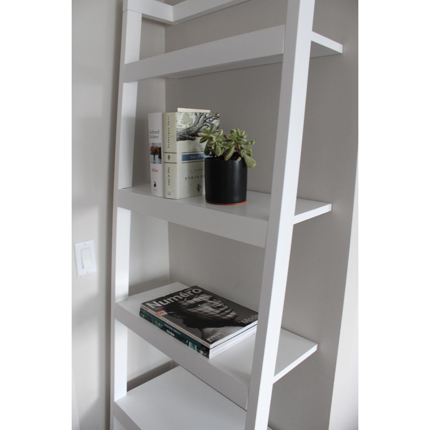 Crate & Barrel Leaning Bookcase - image-4