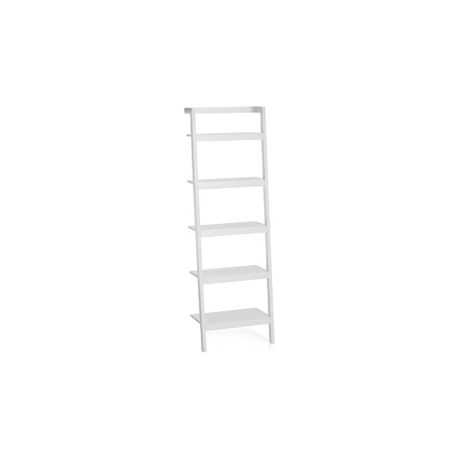 Crate & Barrel Leaning Bookcase - image-0