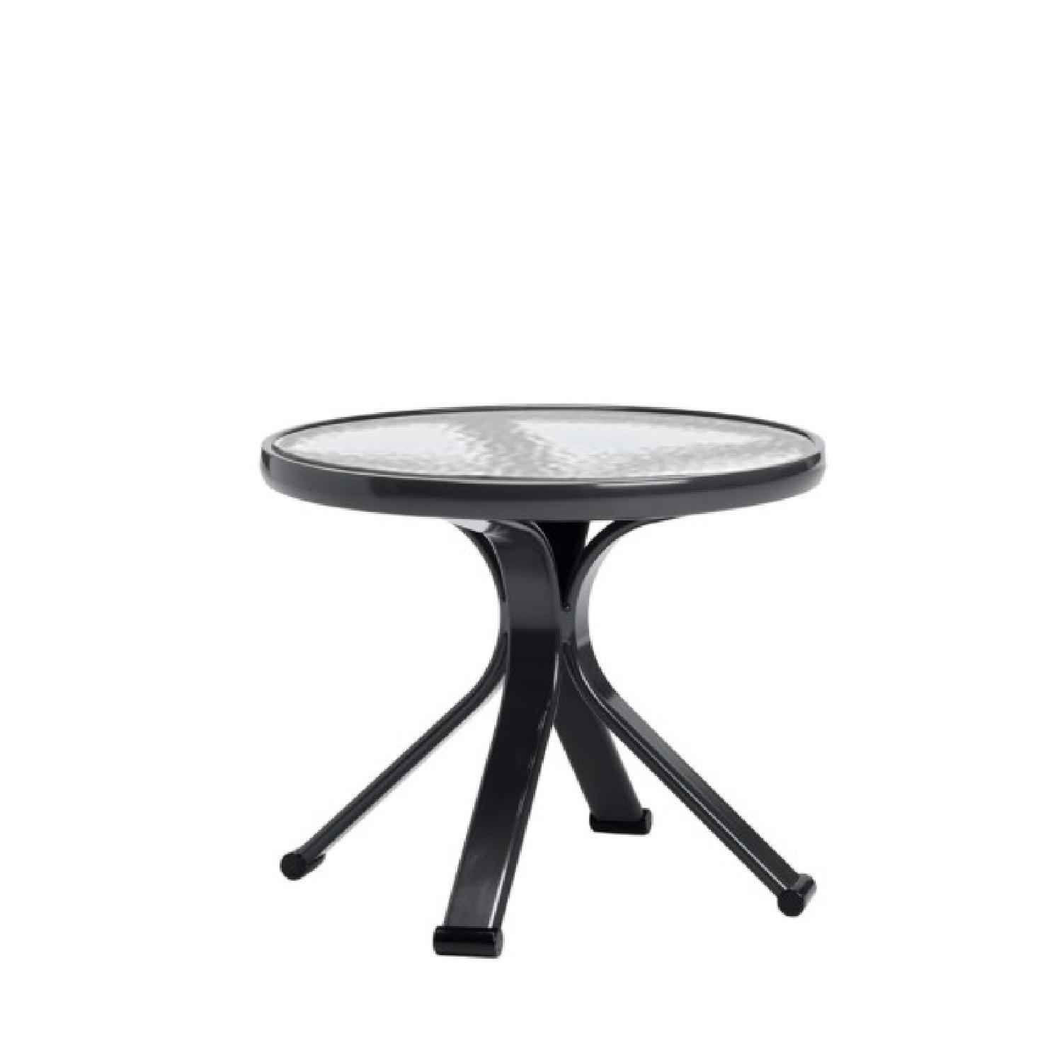 Brown Jordan Wave Lounge Chair & Ottoman + Quantum Table AptDeco