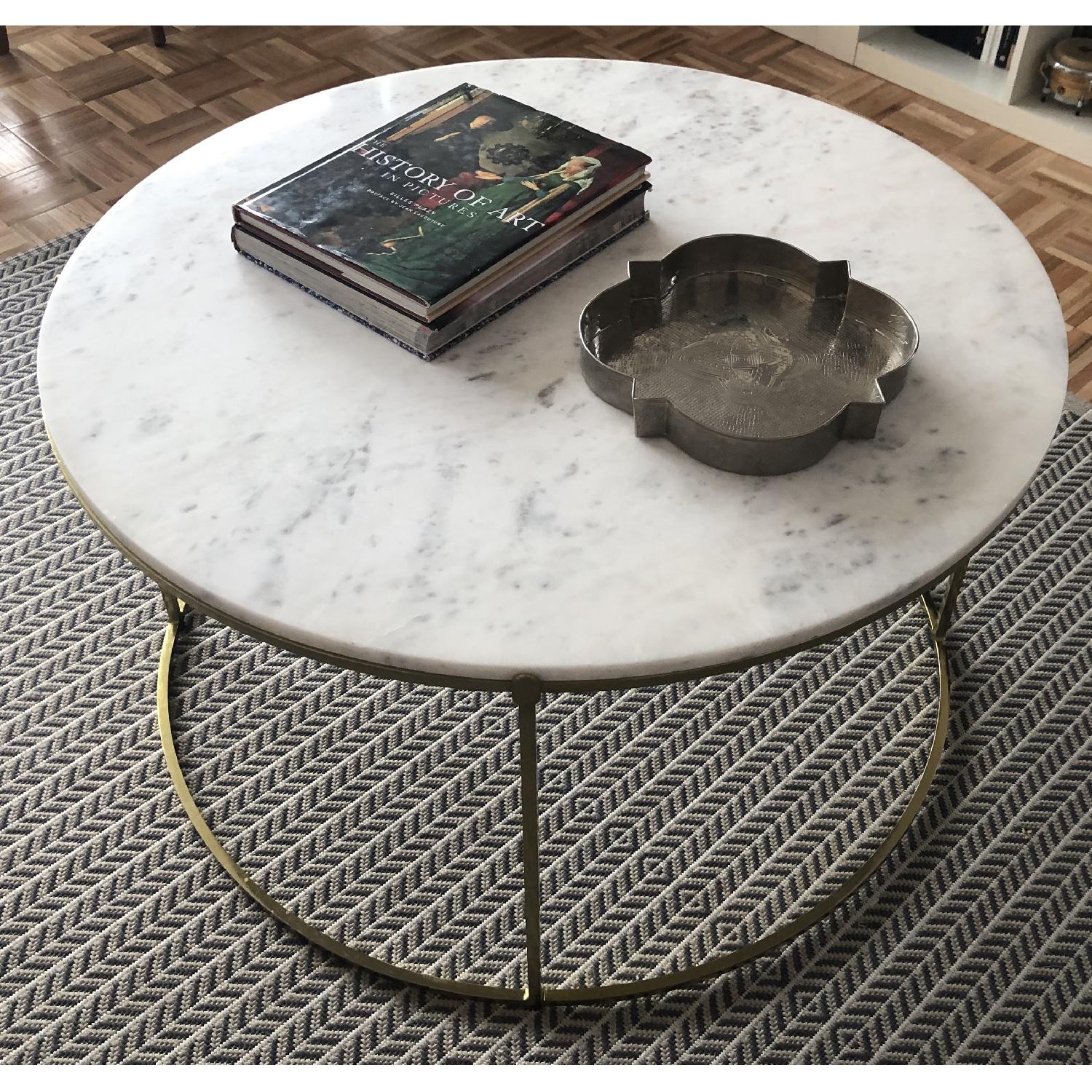 Anthropologie Leavenworth Marble Coffee Table - image-4