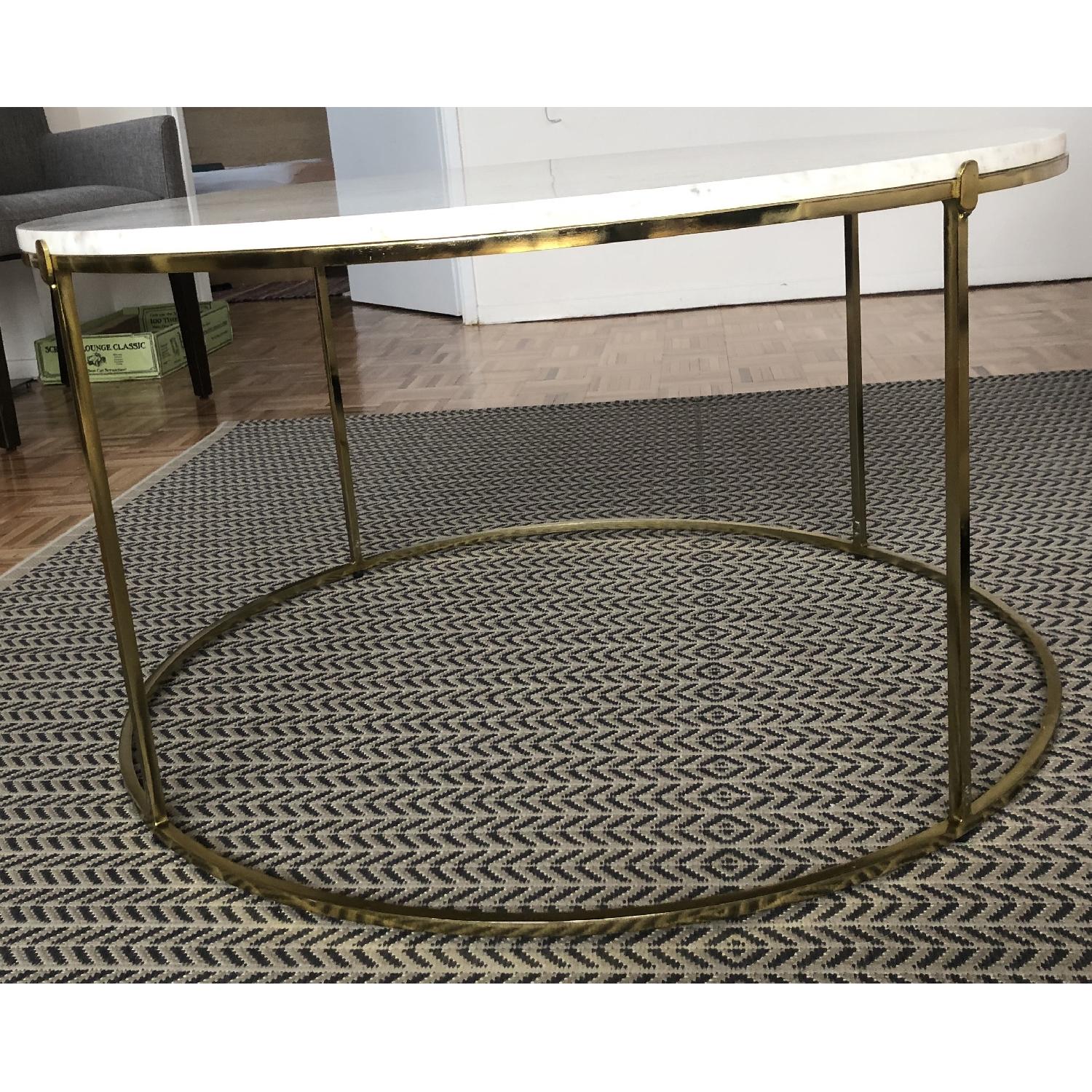 Anthropologie Leavenworth Marble Coffee Table - image-5